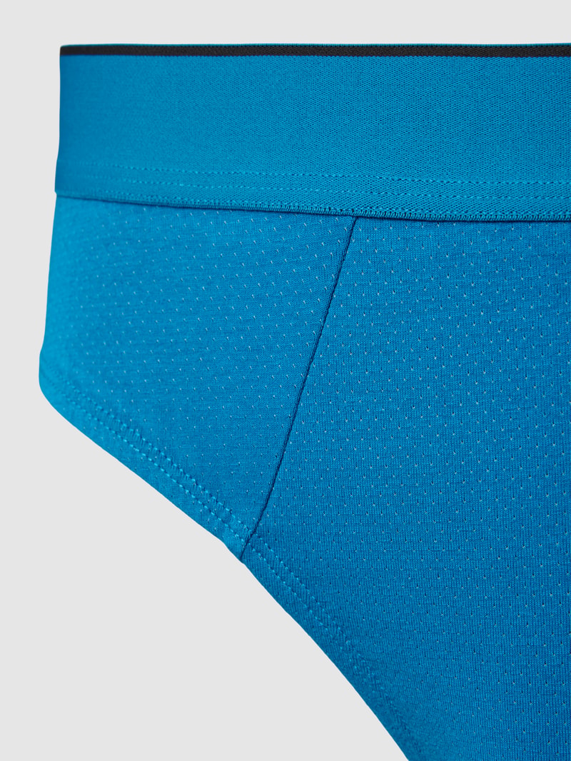 Slip mit Allover-Muster im 2er-Pack Modell 'EVER AIRY' in blau