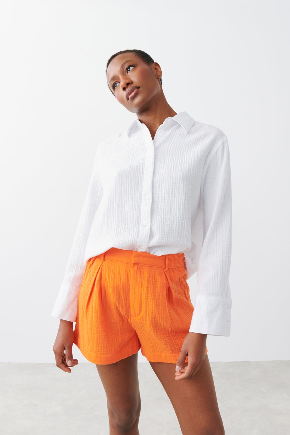 Lunia gauze shorts