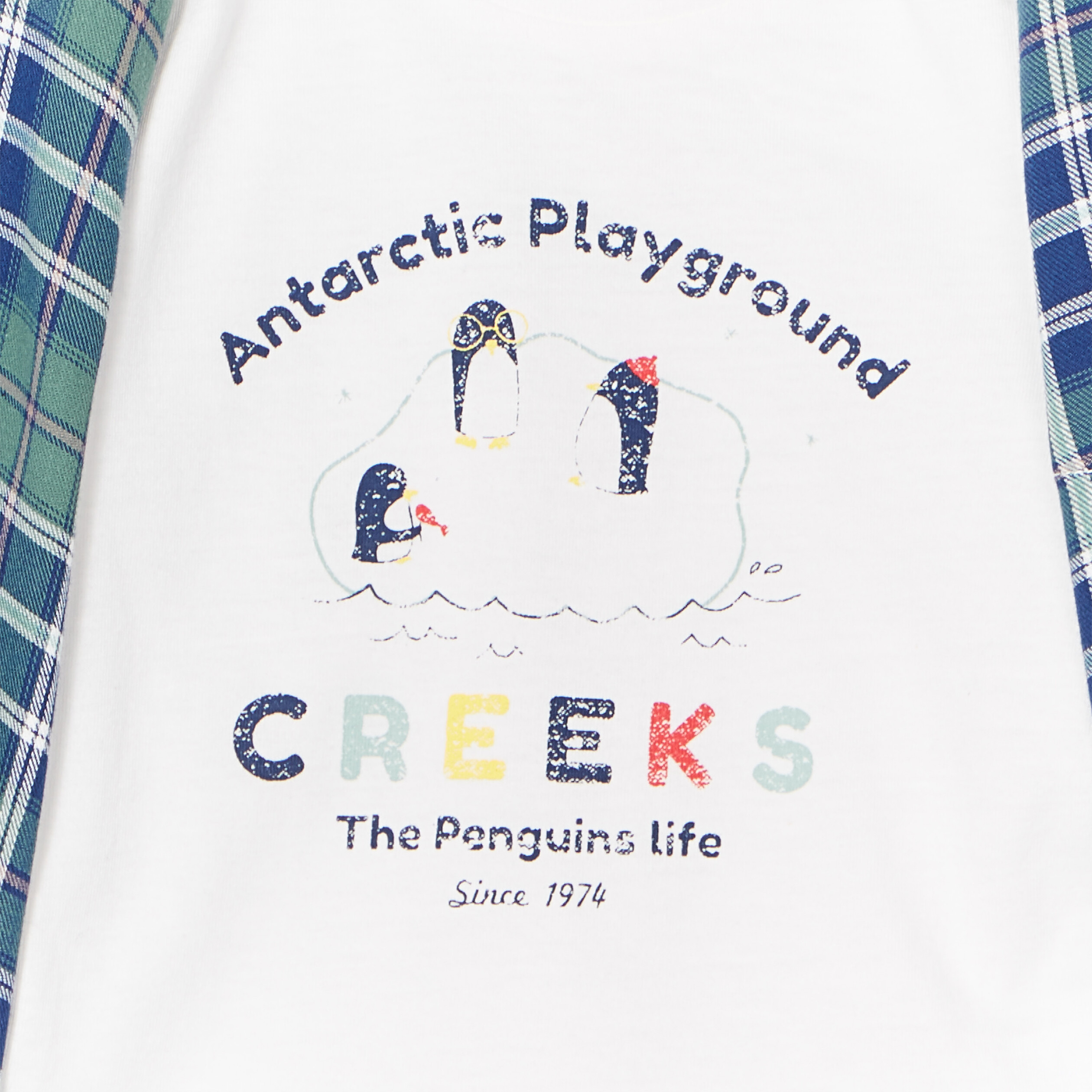 Ensemble chemise et t-shirt Creeks bleu marine bébé garçon | La Halle