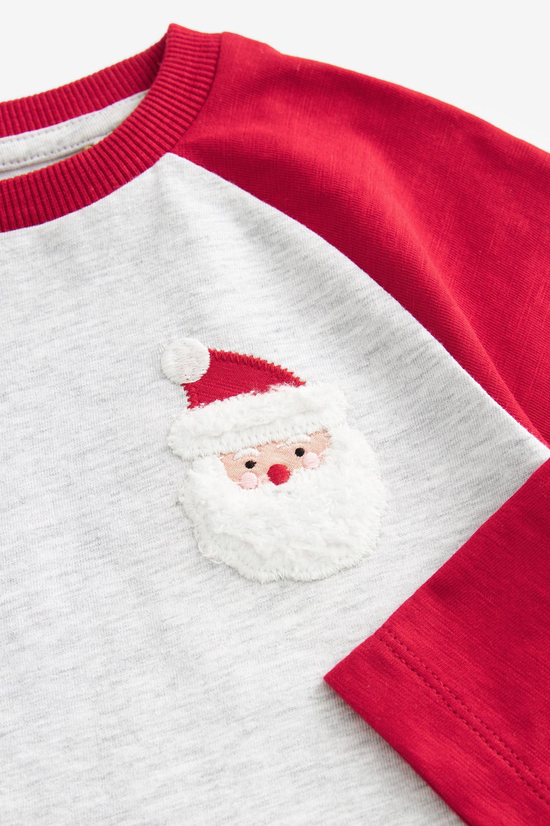 Next Langarmshirt Langärmeliges Weihnachtsshirt (1-tlg)