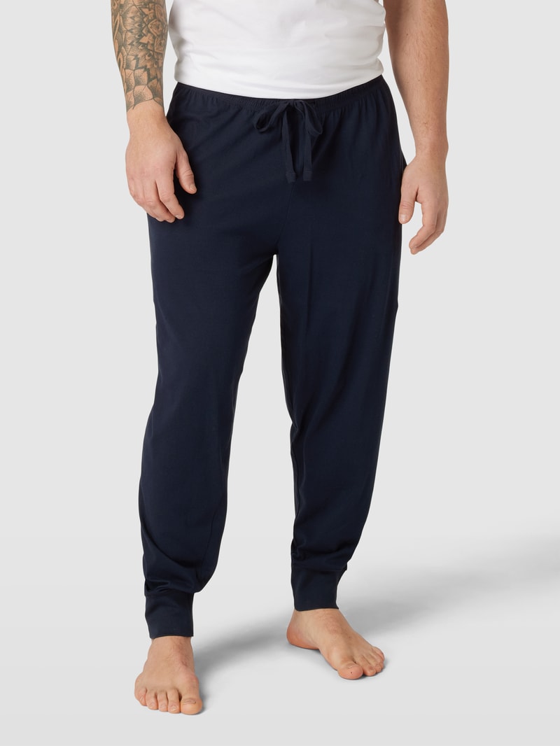 PLUS SIZE Sweatpants mit seitlichen Eingrifftaschen in dunkelblau