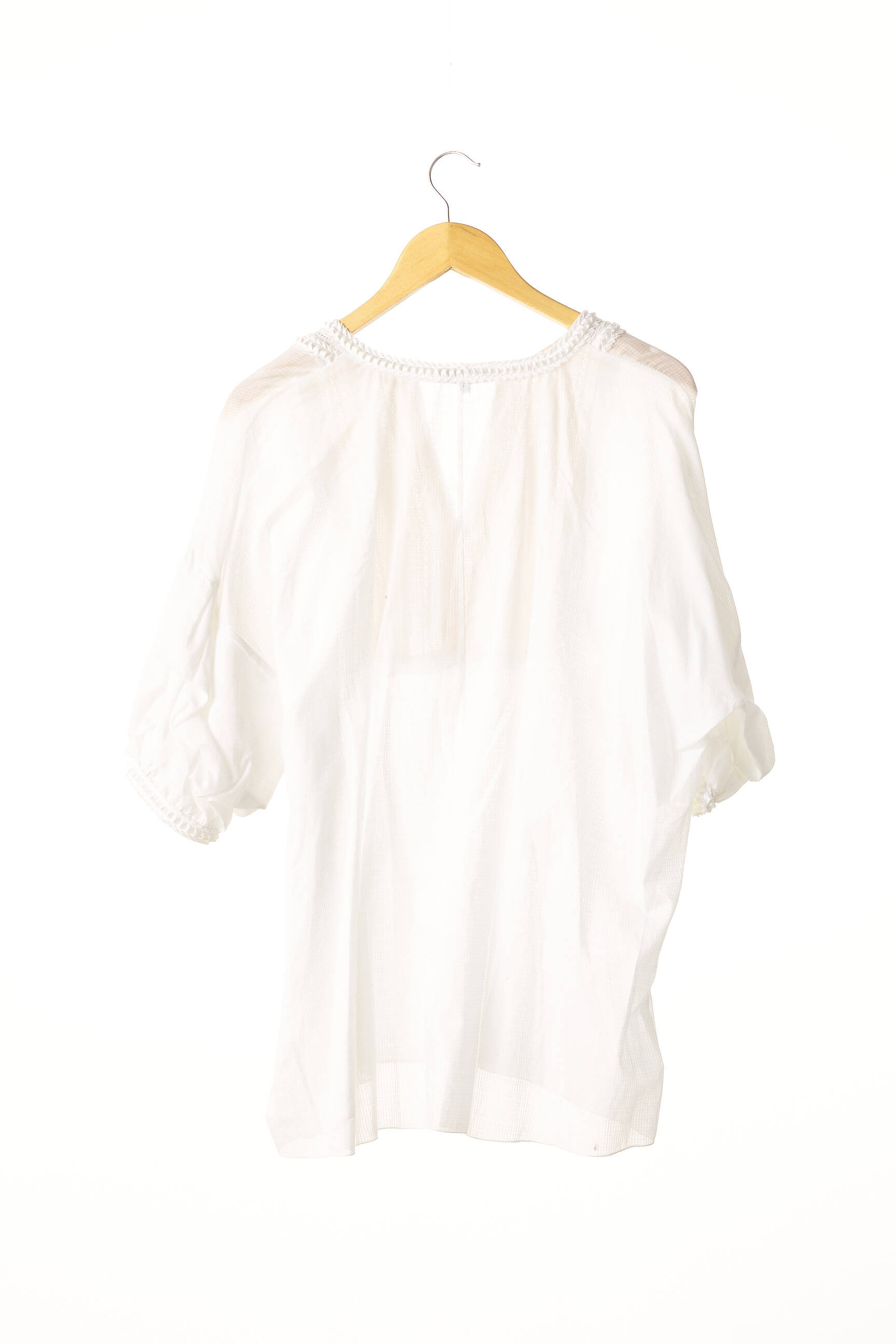 Andrew Gn Tuniquemanchecourte Femme couleur blanc