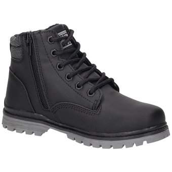 Top Gun Schnür Boots in schwarz
