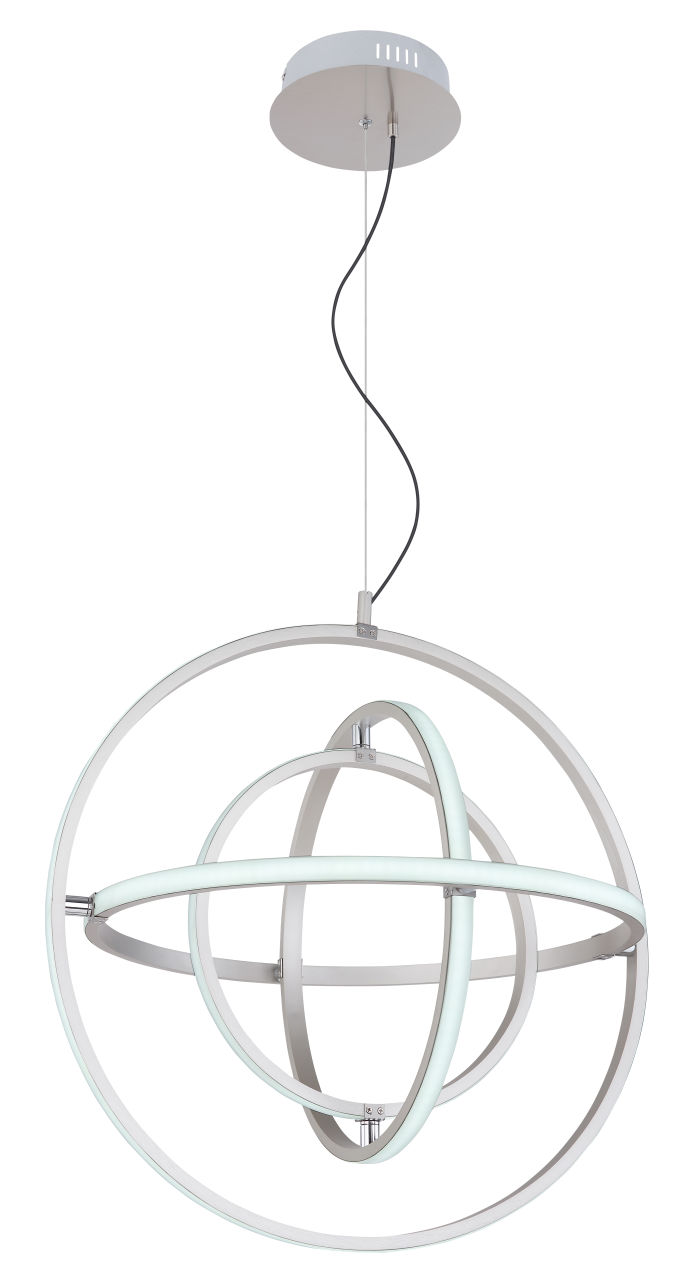 Globo Lighting - KURUS - Hängeleuchte Metall Nickel matt, LED