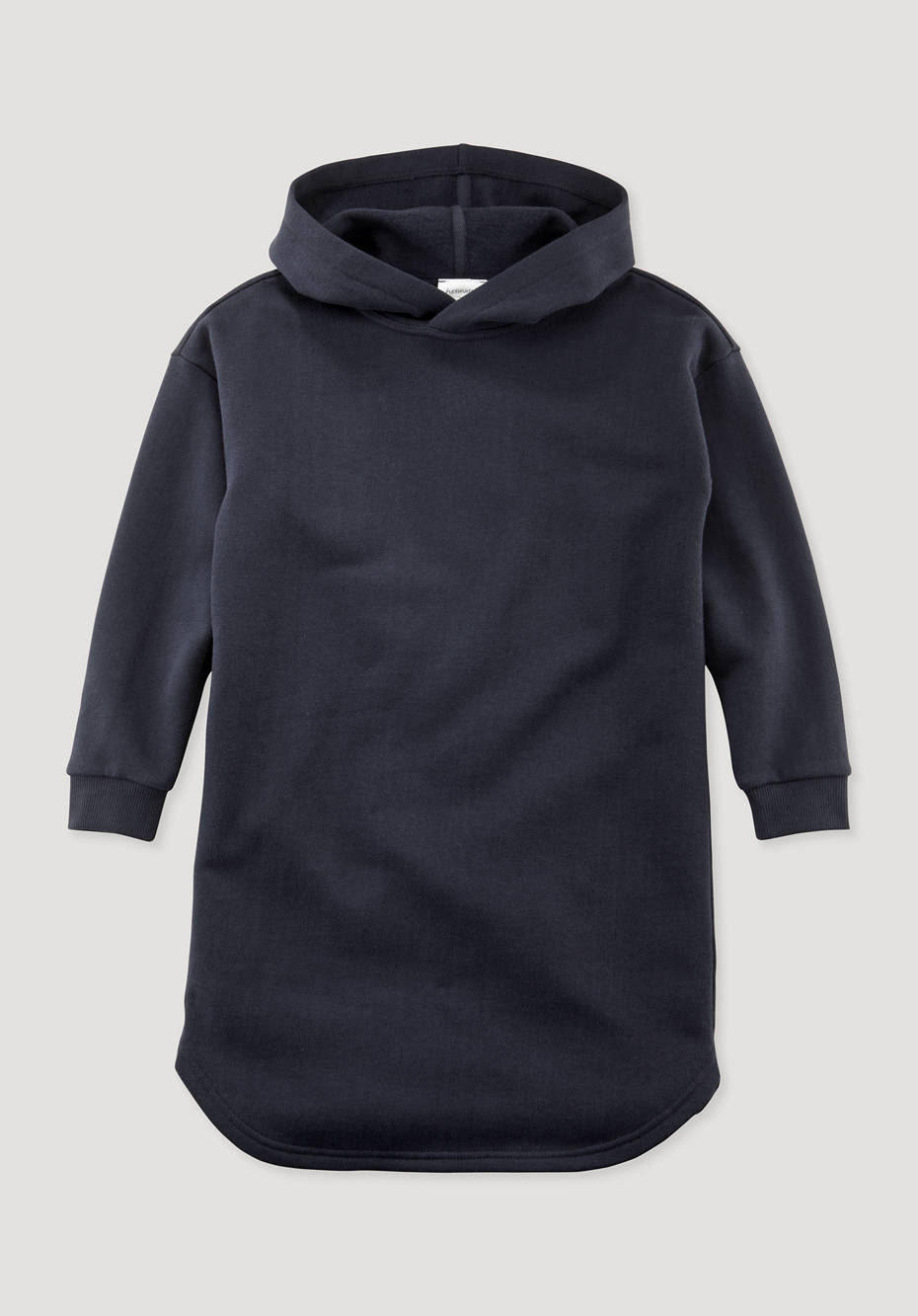 Hoodie-Kleid aus reiner Bio-Baumwolle
