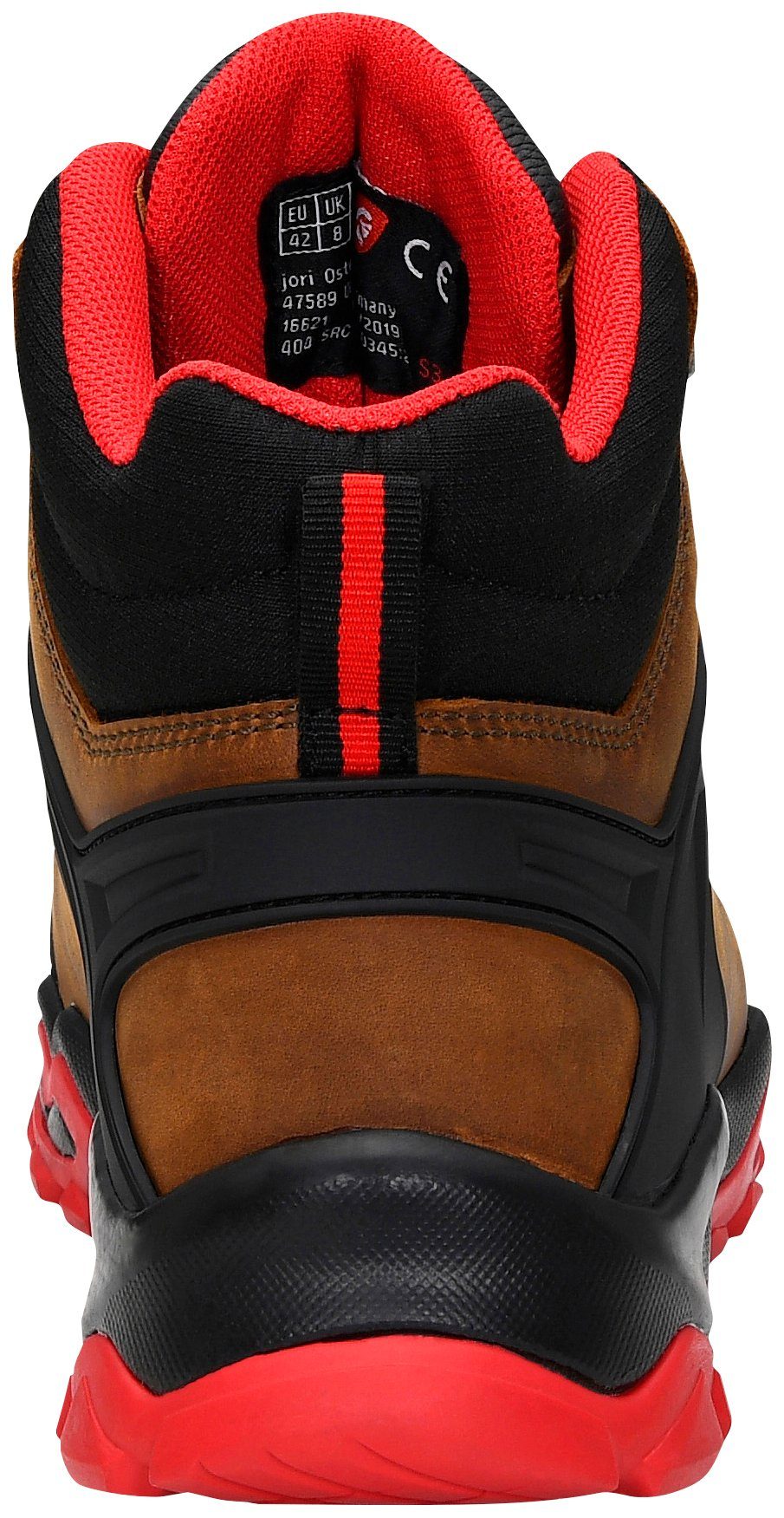 Jori jo_POWERFUL brown Mid S3 Sicherheitsstiefel