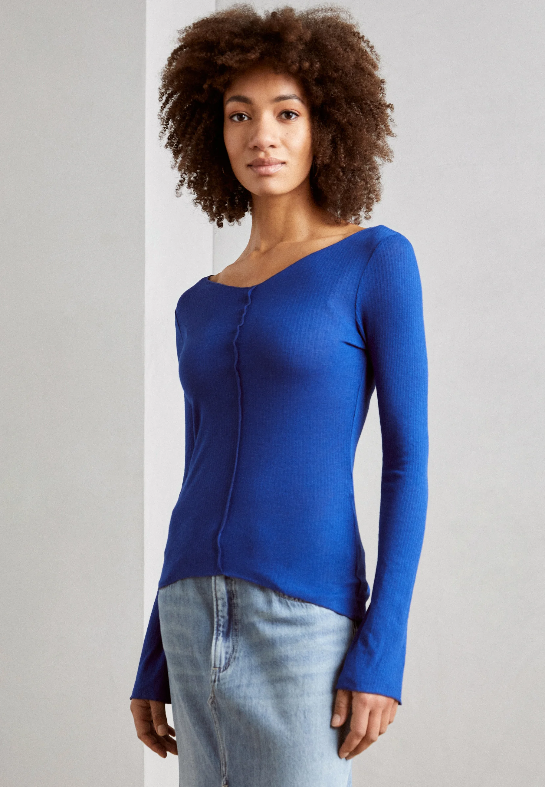 Anna Field TOP DE MANGA LARGA CON CONTENIDO DE LANA - Camiseta de manga larga