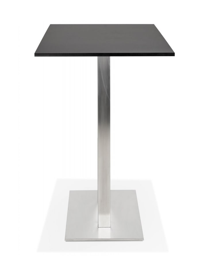 KADIMA DESIGN Hochtisch aus Holz mit Metallgestell | Industriedesign in Schwarz günstig kaufen onesize