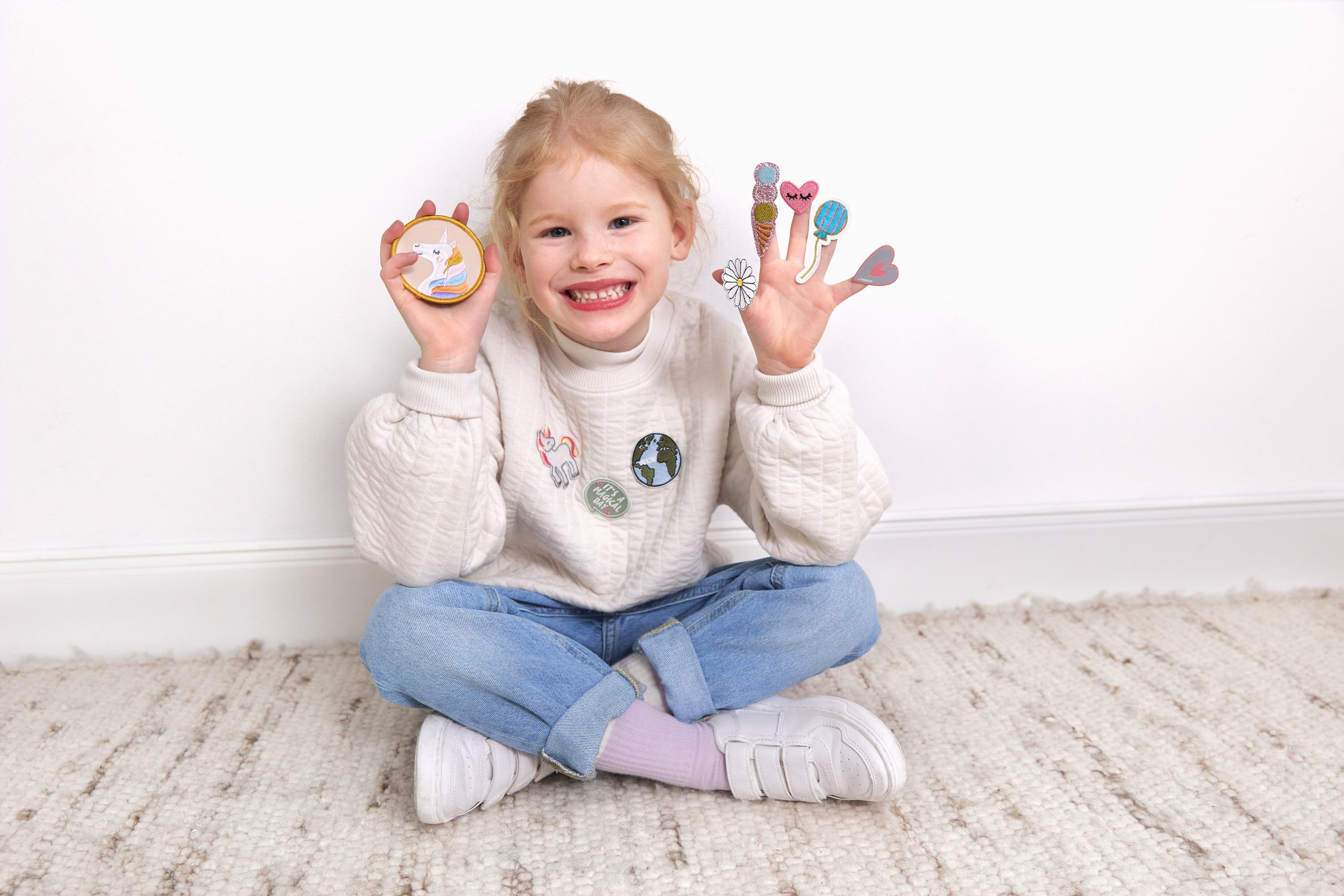 Anhänger & Patches - Schul Set Unique, Unicorn