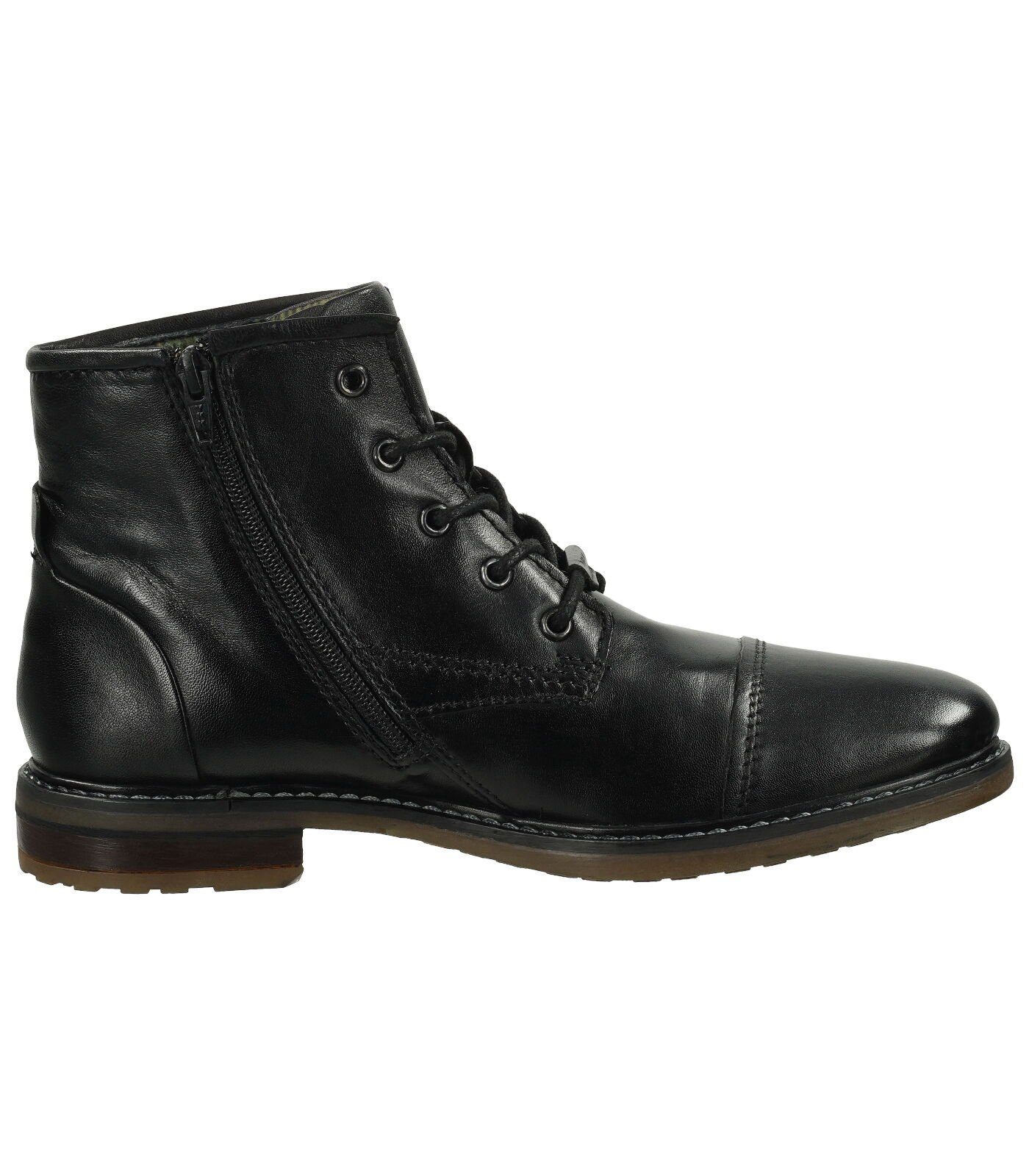 bugatti Stiefelette Leder Schnürstiefelette