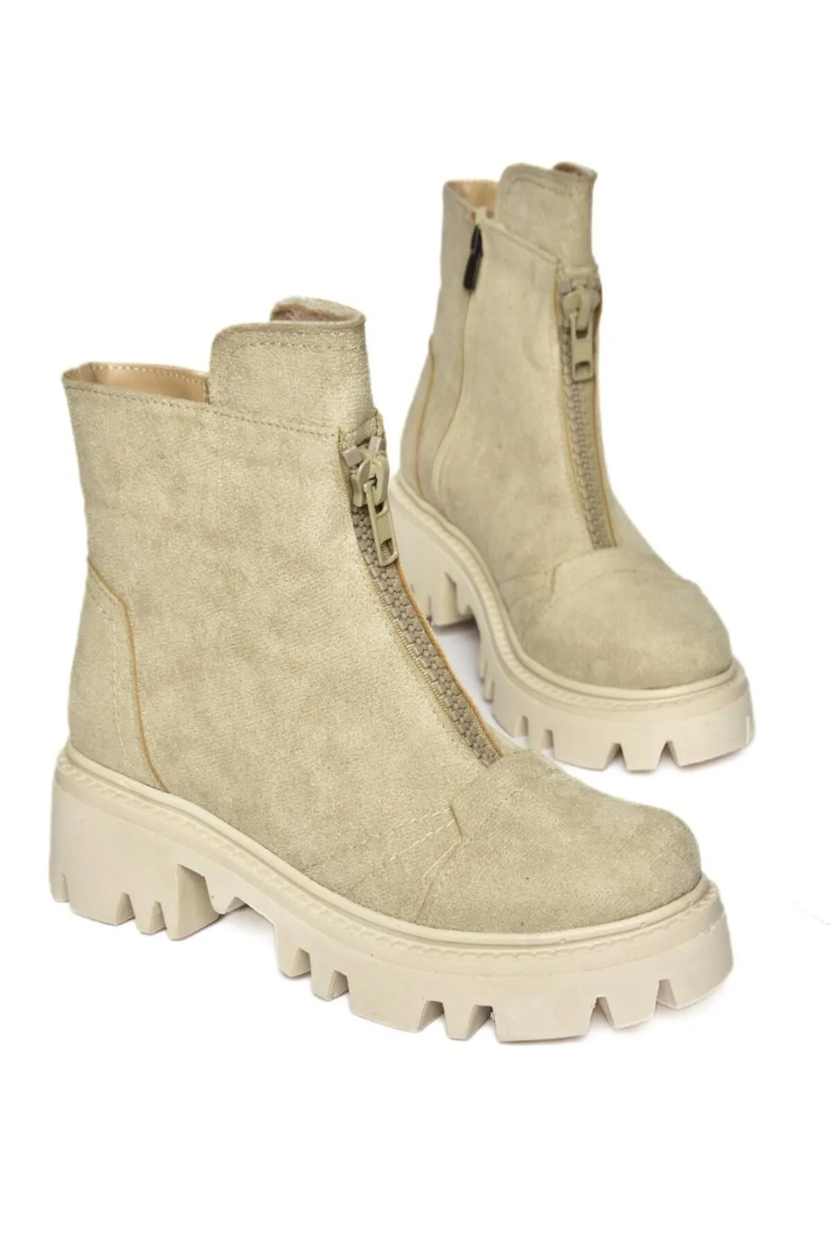 Fox Shoes  R784551202 Damenstiefel aus Wildleder mit dicker Sohle