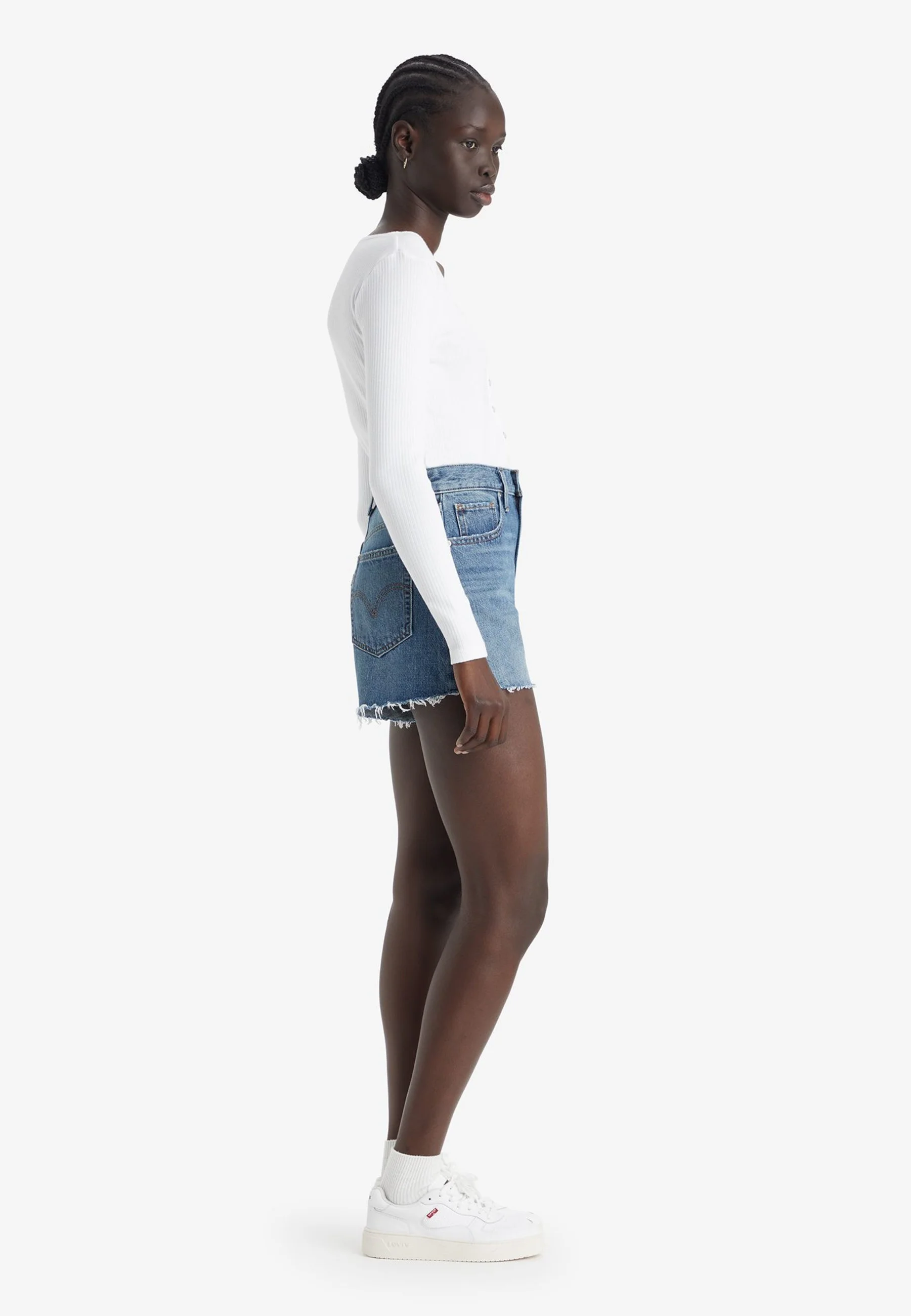 Levi's® HIGH WAISTED MOM - Shorts vaqueros