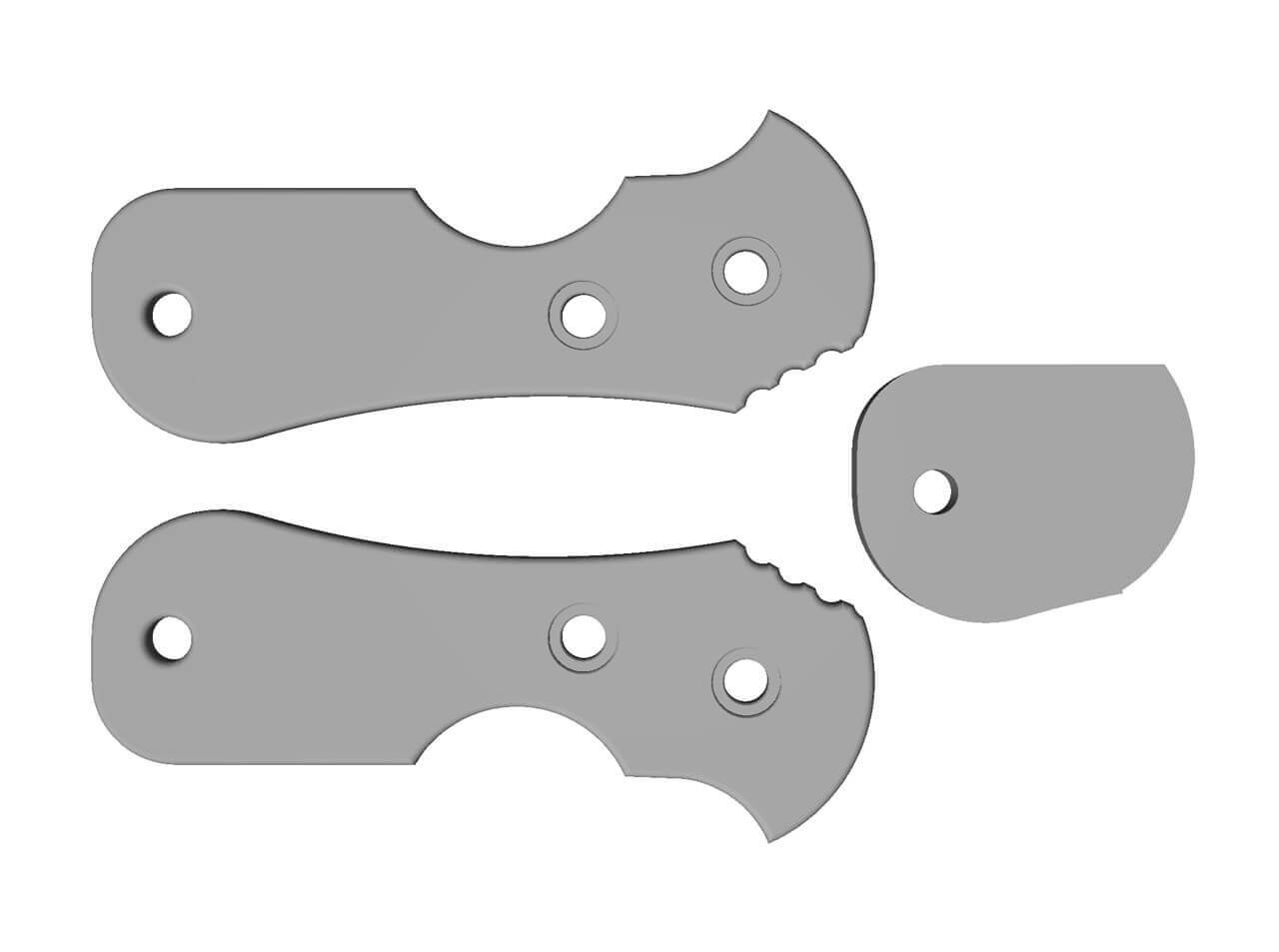 Urd 2.0 Vierfingergriff 3D-Modell