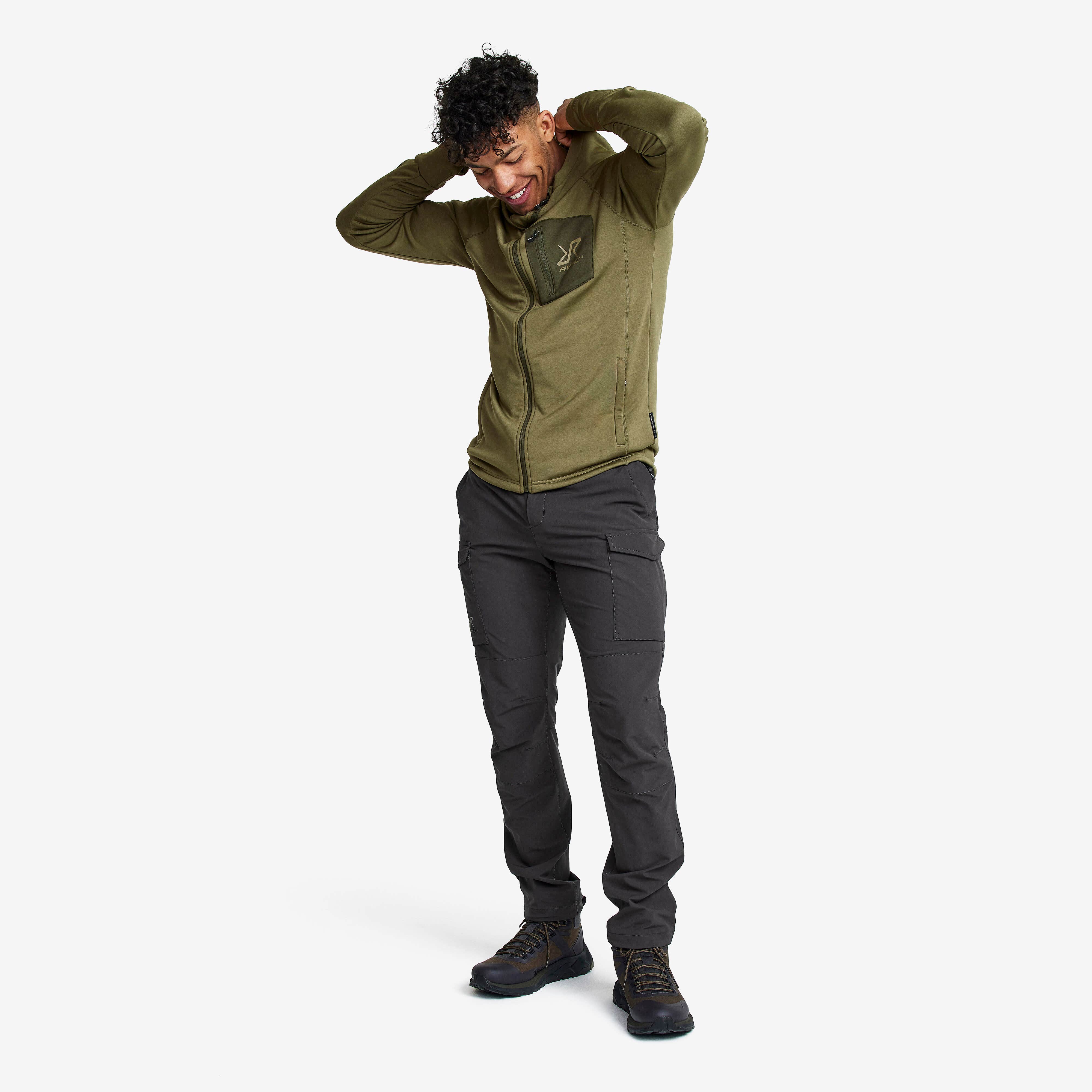 Illusion Hoodie Homme Burnt Olive