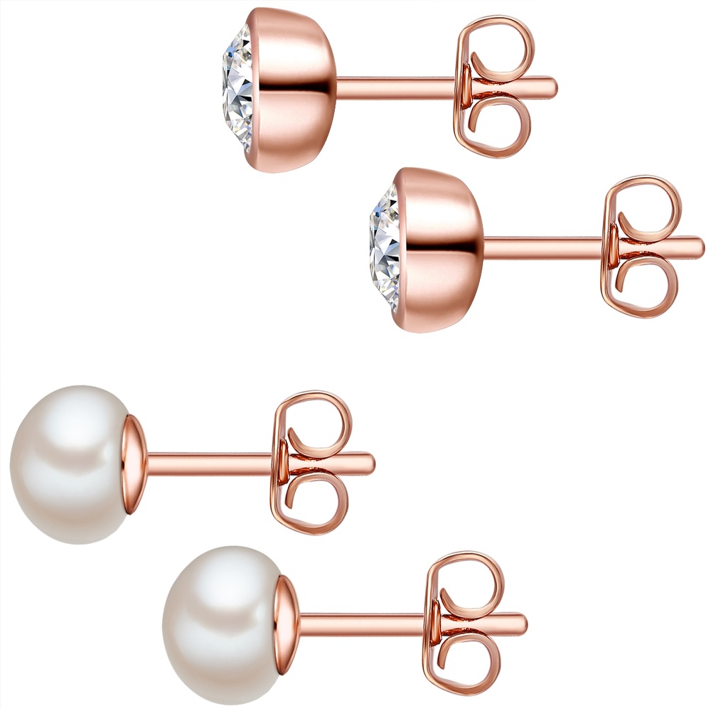 Rafaela Donata Ensemble de cristaux Swarovski Argent sterling Orné de cristaux Swarovski Perle d Bracelet