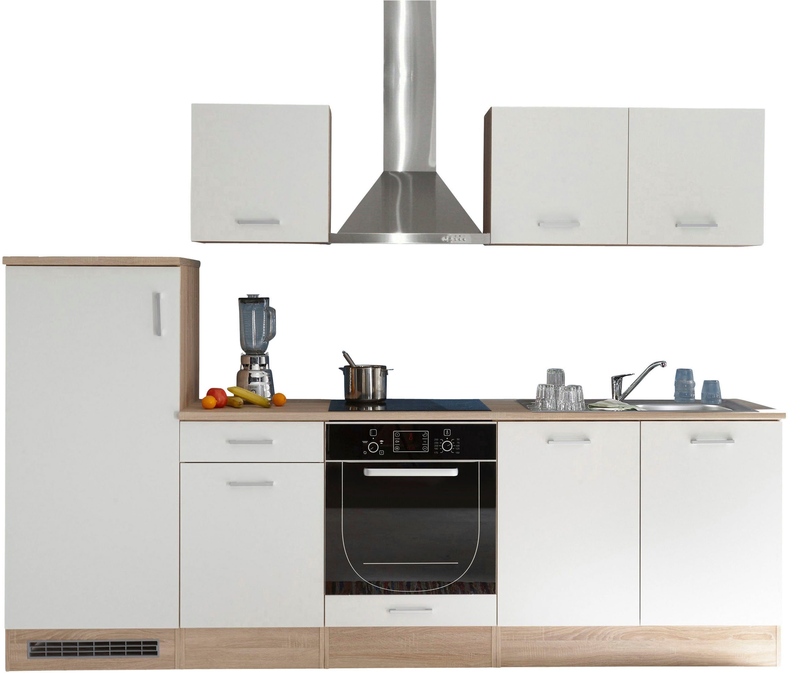 BASIC by Balculina Küchenzeile Andy, Breite 270 cm, wahlweise mit E-Geräten