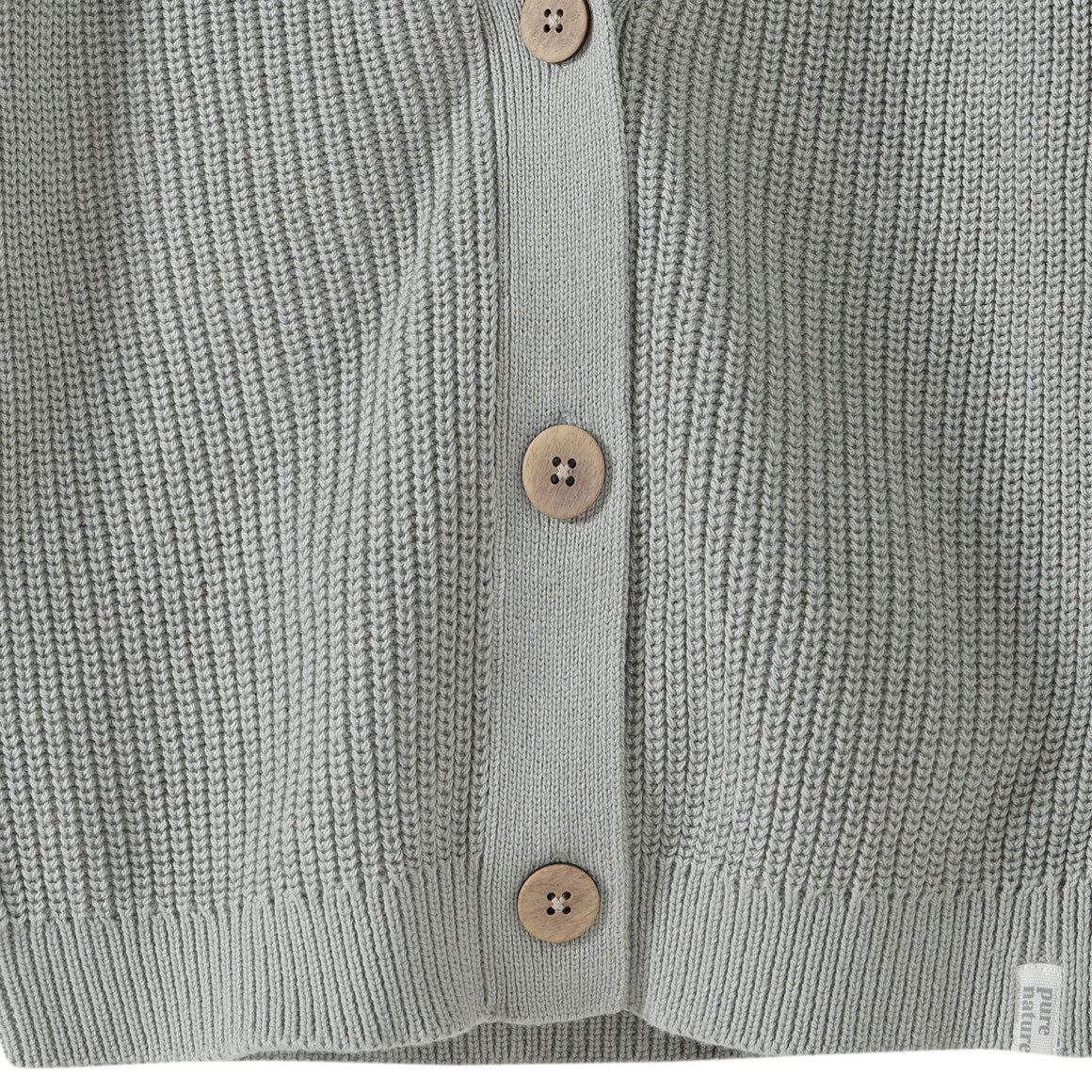 Kinder Strickjacke mit Rippstruktur