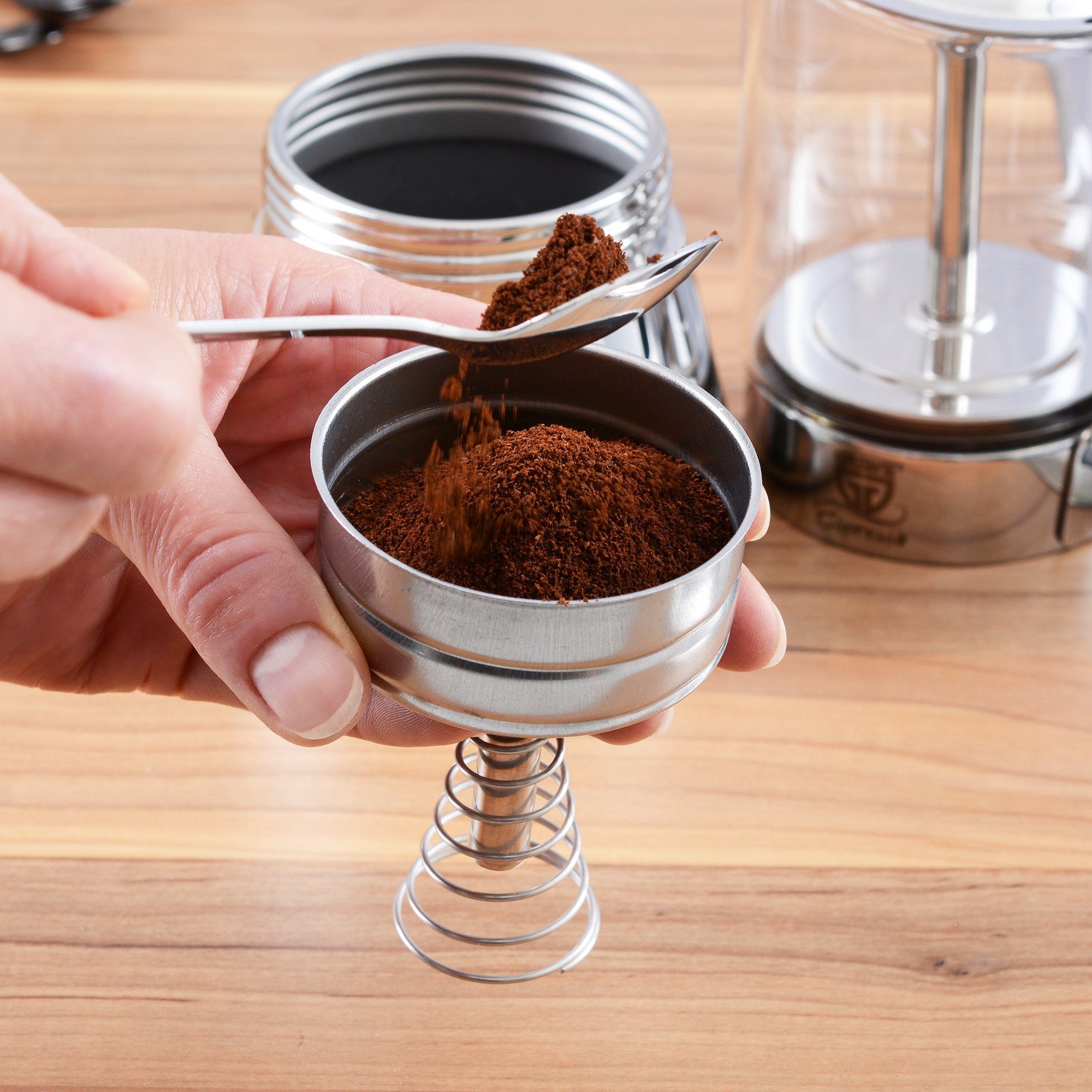 GRÄWE Espressokocher GRÄWE Espressokocher mit Glaskanne, 0,16l Kaffeekanne