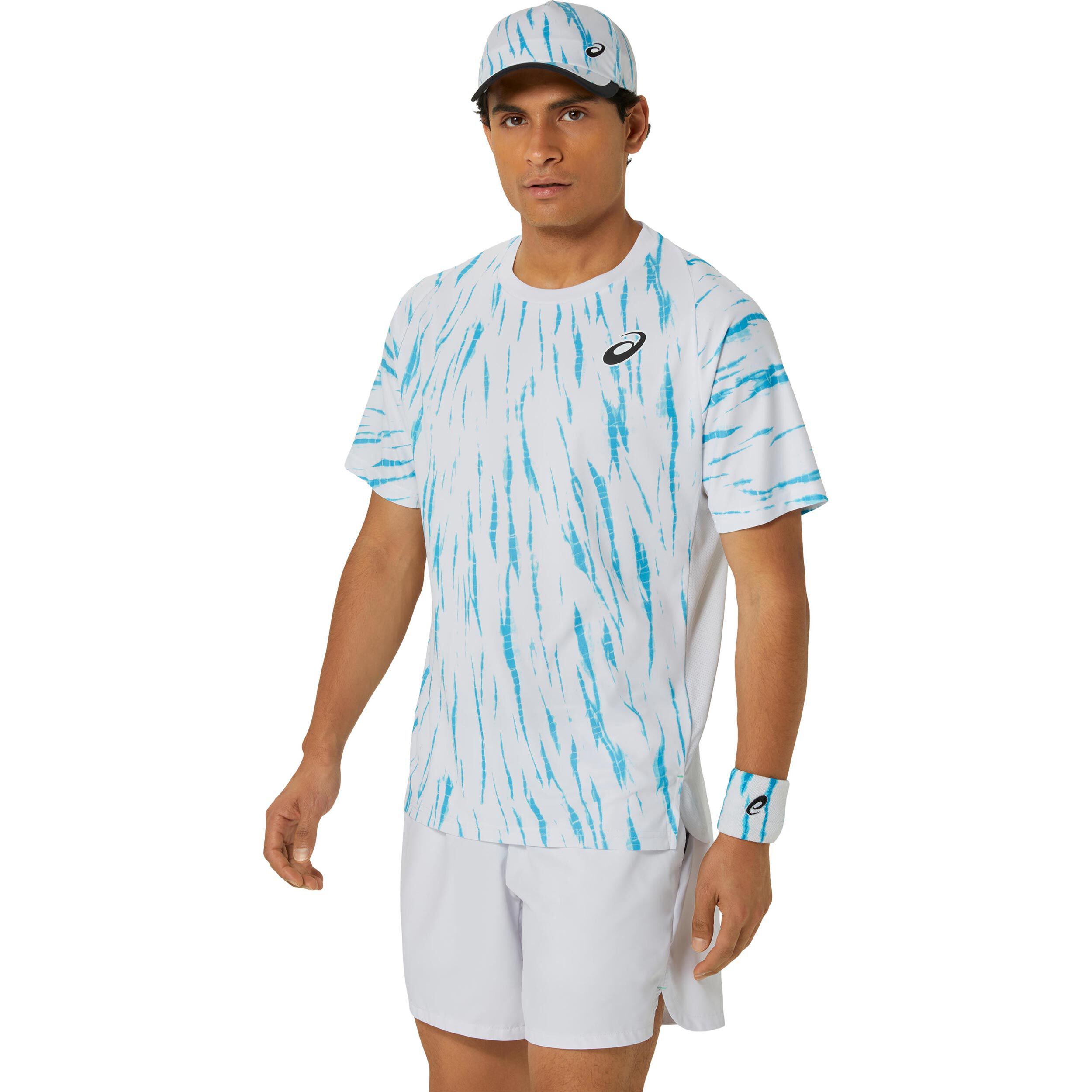 Game T-Shirt Herren - Weiß, Blau