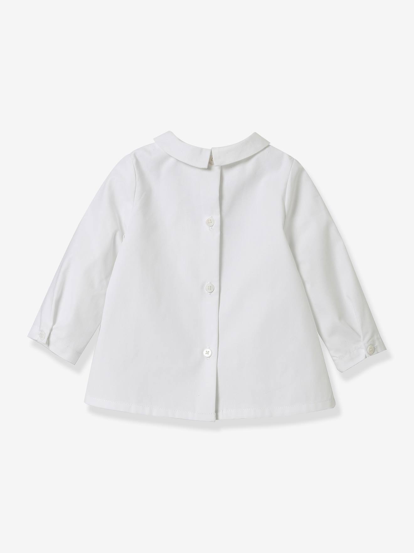 Guimpe bébé col Mac Milan CYRILLUS blanc