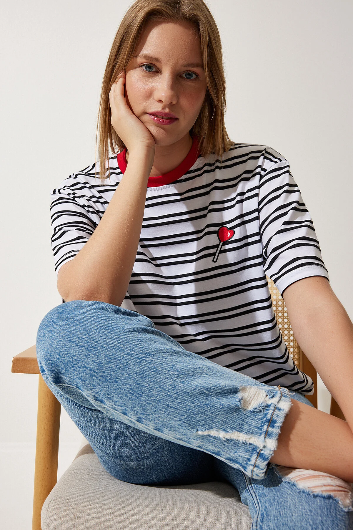 Happiness İstanbul  T-Shirt - Weiß - Regular Fit