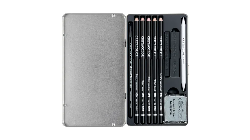 CRETACOLOR Deep black Drawing Set