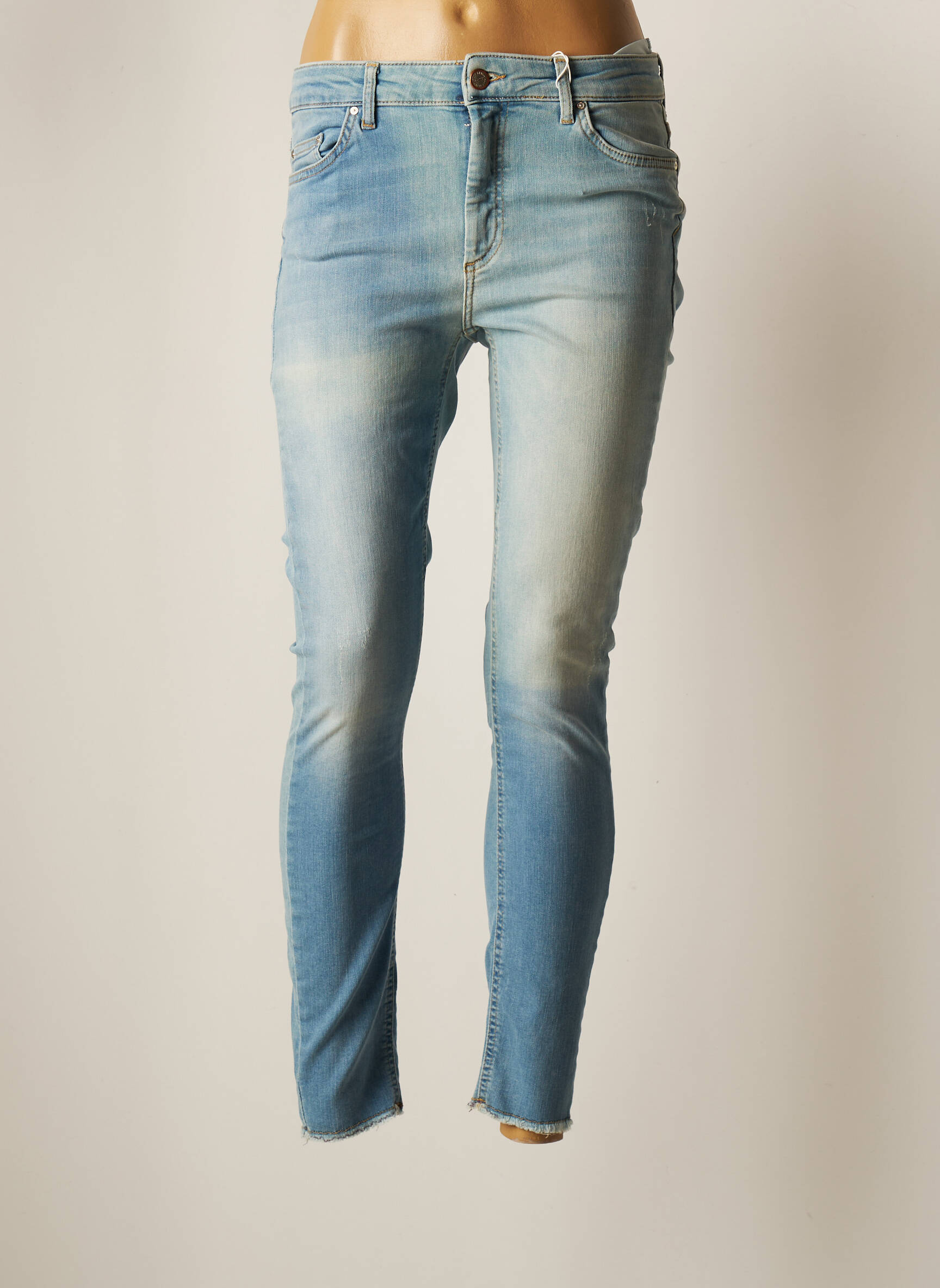 Only Jeans Coupe Slim Femme couleur bleu