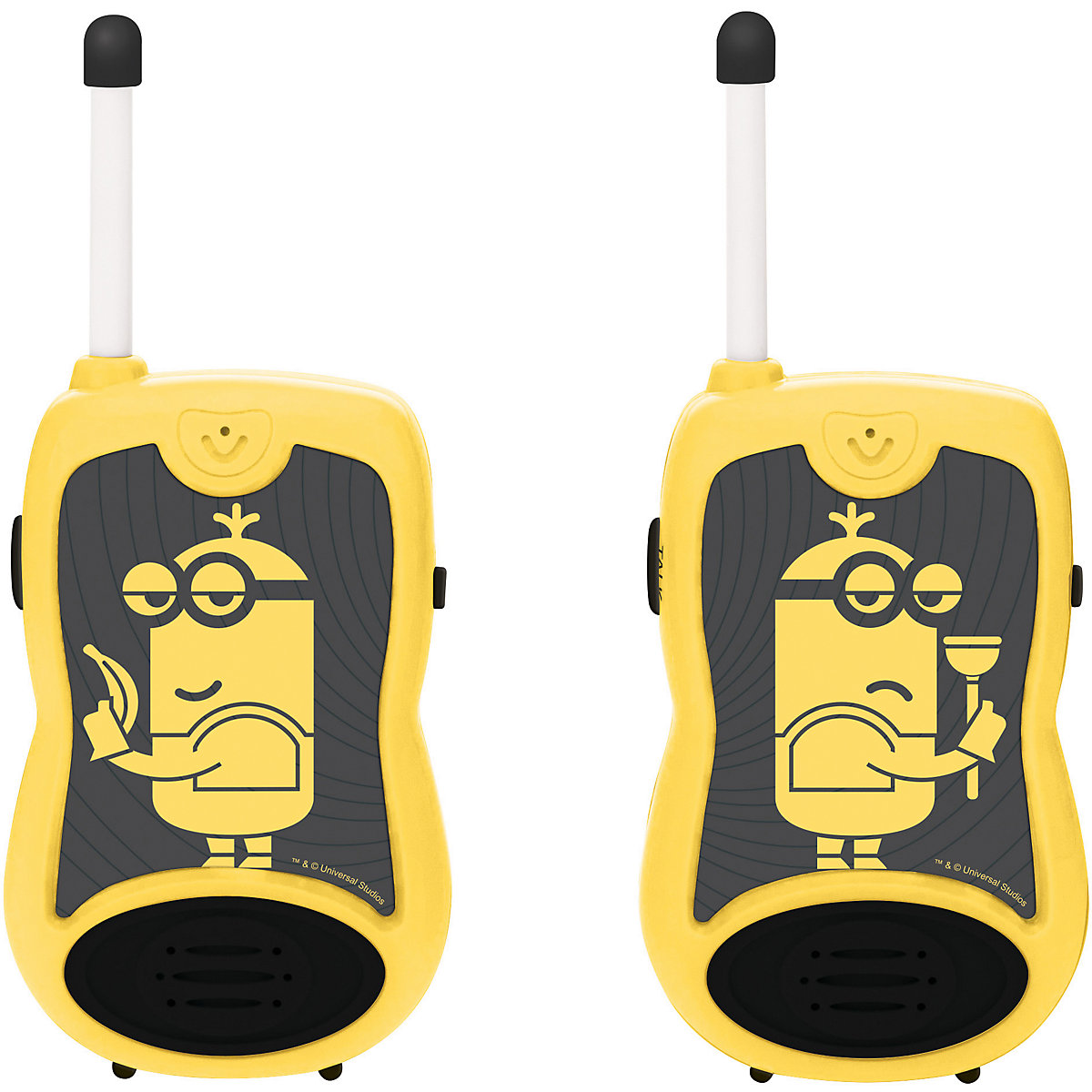 Ich, einfach unverbesserlich Walkie Talkie bis zu 100 m Reichweite mit Gürtelclip