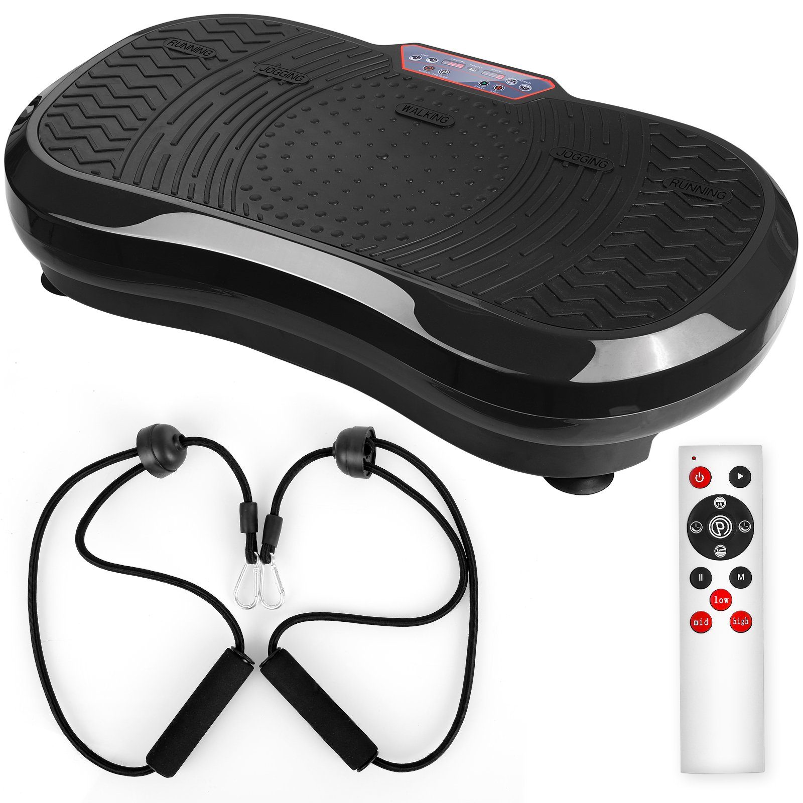 TLGREEN Vibrationsplatte, 120 Intensitätsstufen, (Ganzkörpertraining zu Hause, Body Shaping Muskel Bauen), mit Ultra leisem Motor Fernbedienung