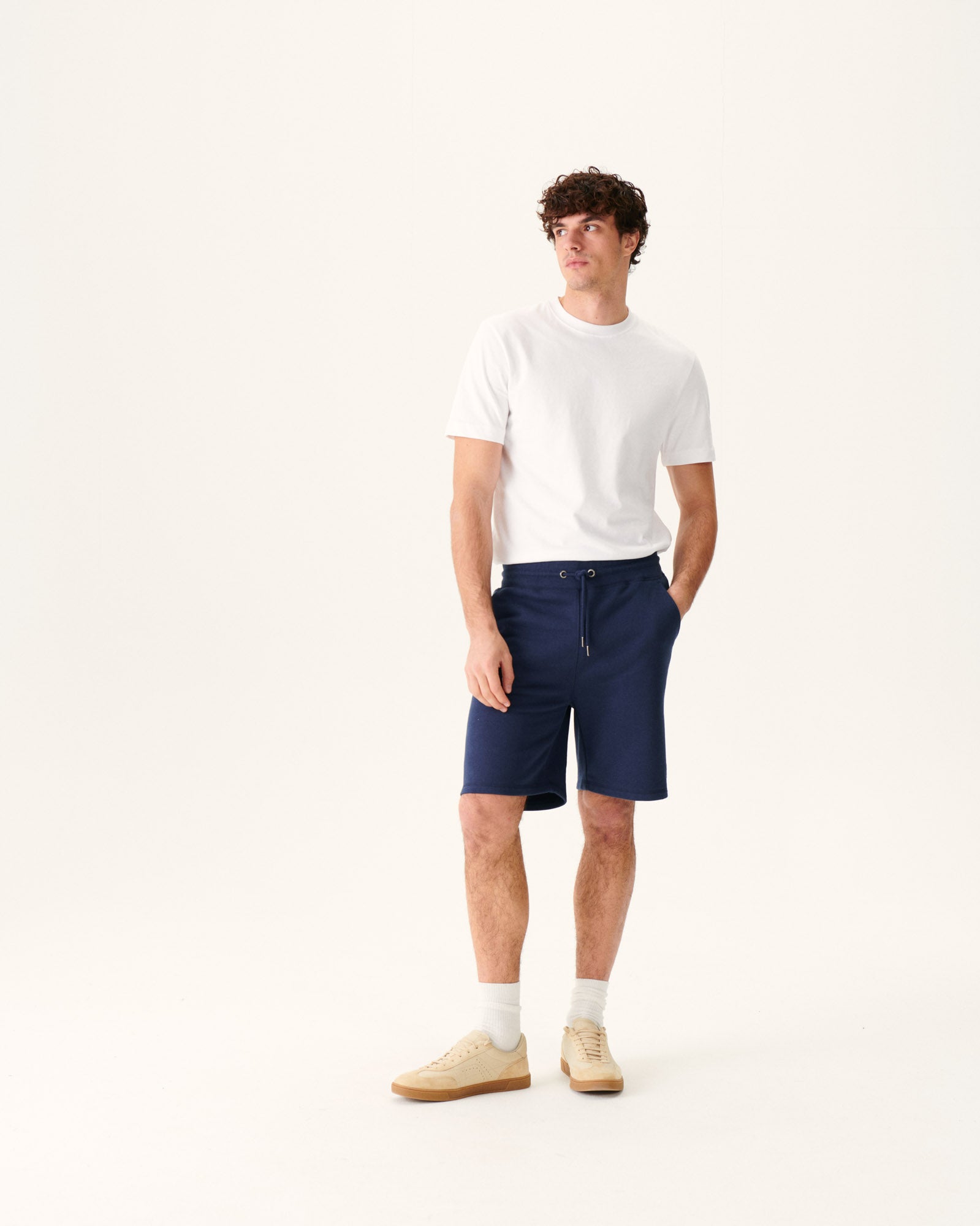 Short homme en coton biologique Marine Medellin
