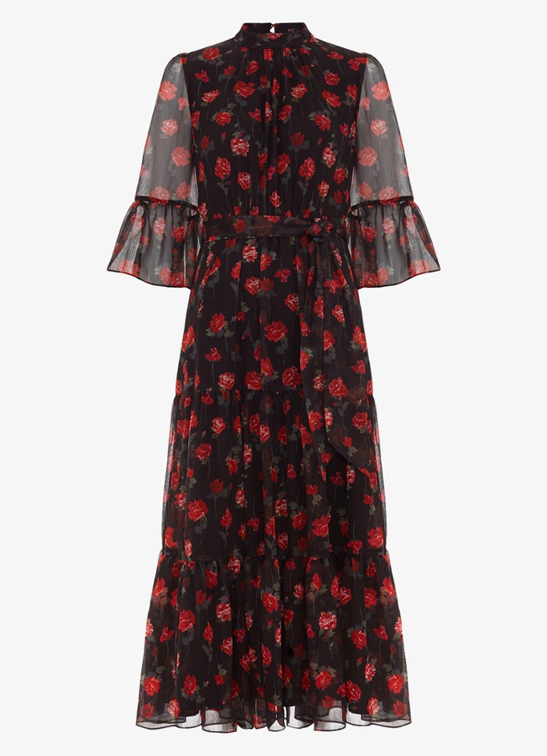 Vestido midi Phase Eight Petite Lela con estampado floral