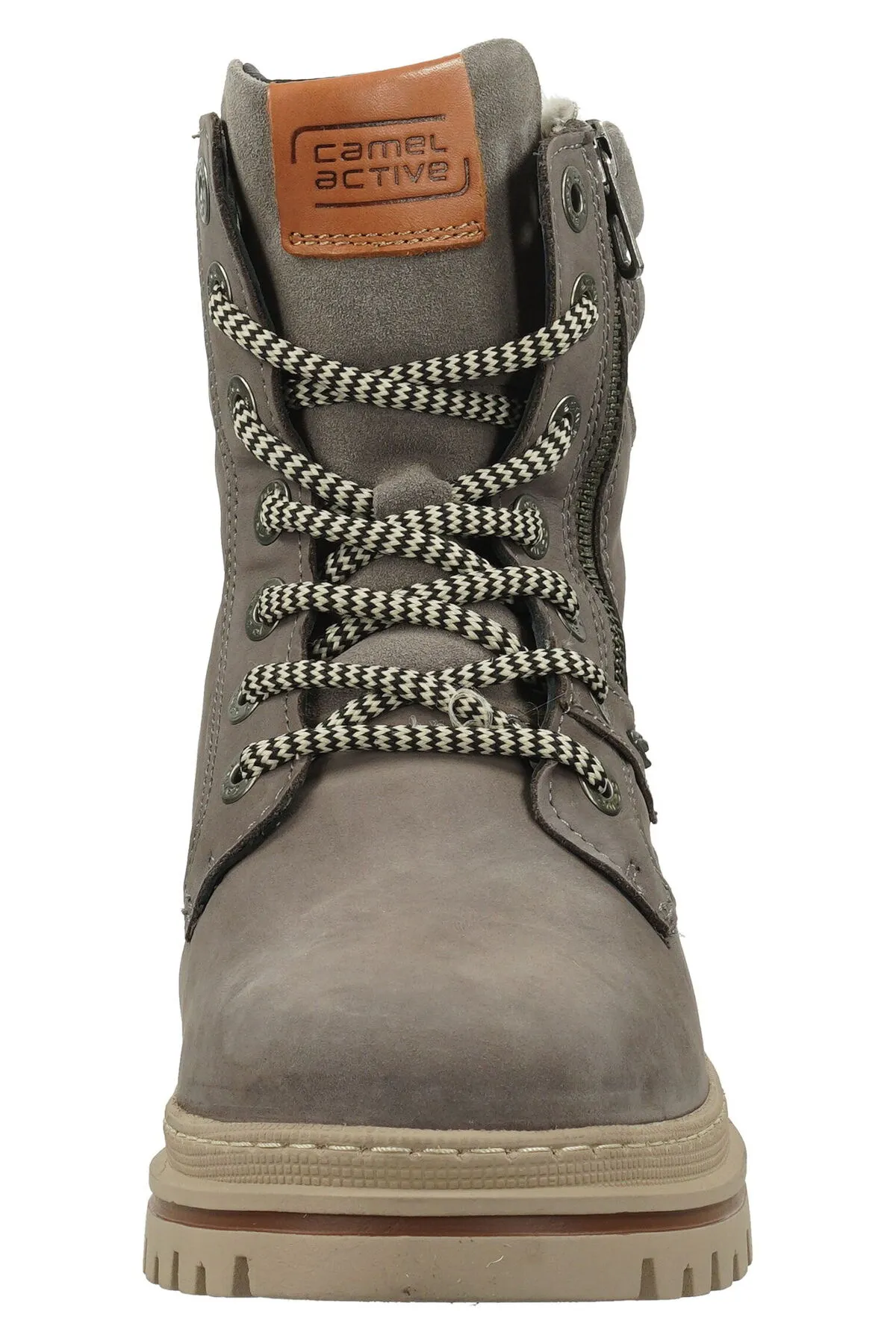 Camel Active  Stiefelette - Grau - Blockabsatz