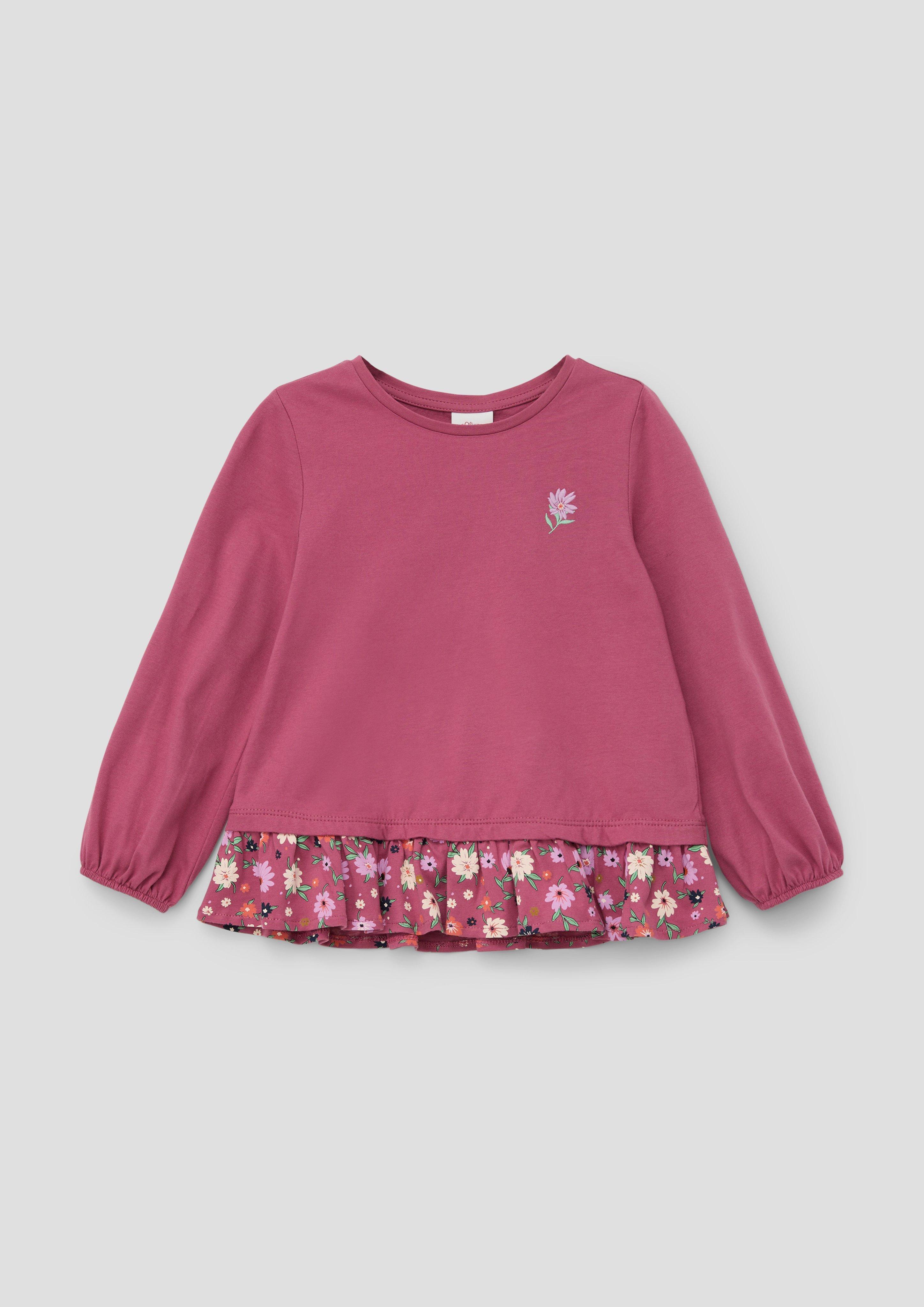 Longsleeve mit Volants  2133813-4592
