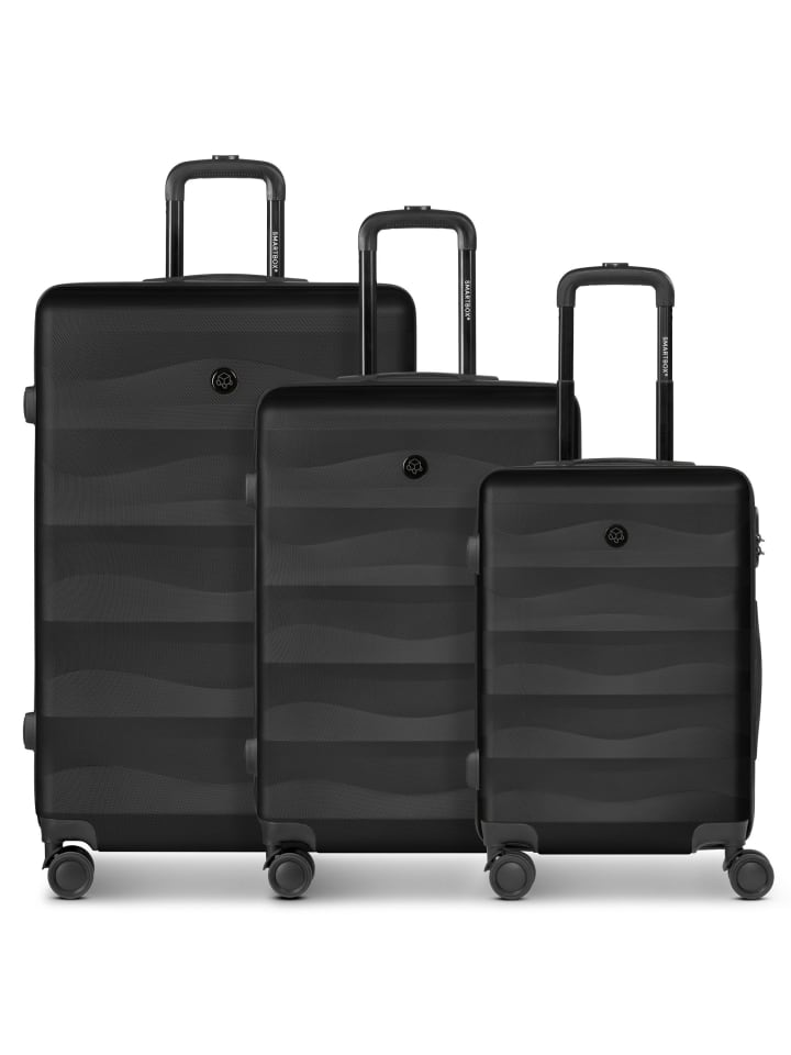 Smartbox Edition 03 4 Rollen Kofferset 3-teilig in black günstig kaufen onesize
