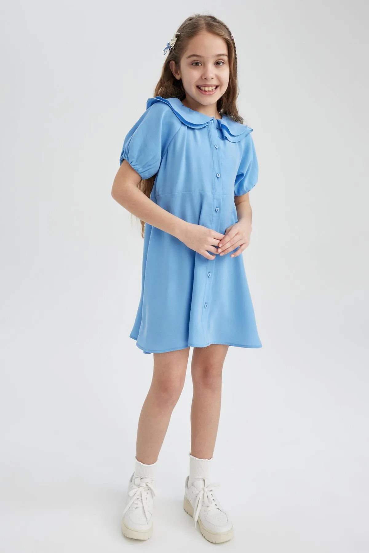 DeFacto  Kurzärmliges Modalkleid für Mädchen Z5919a623sm