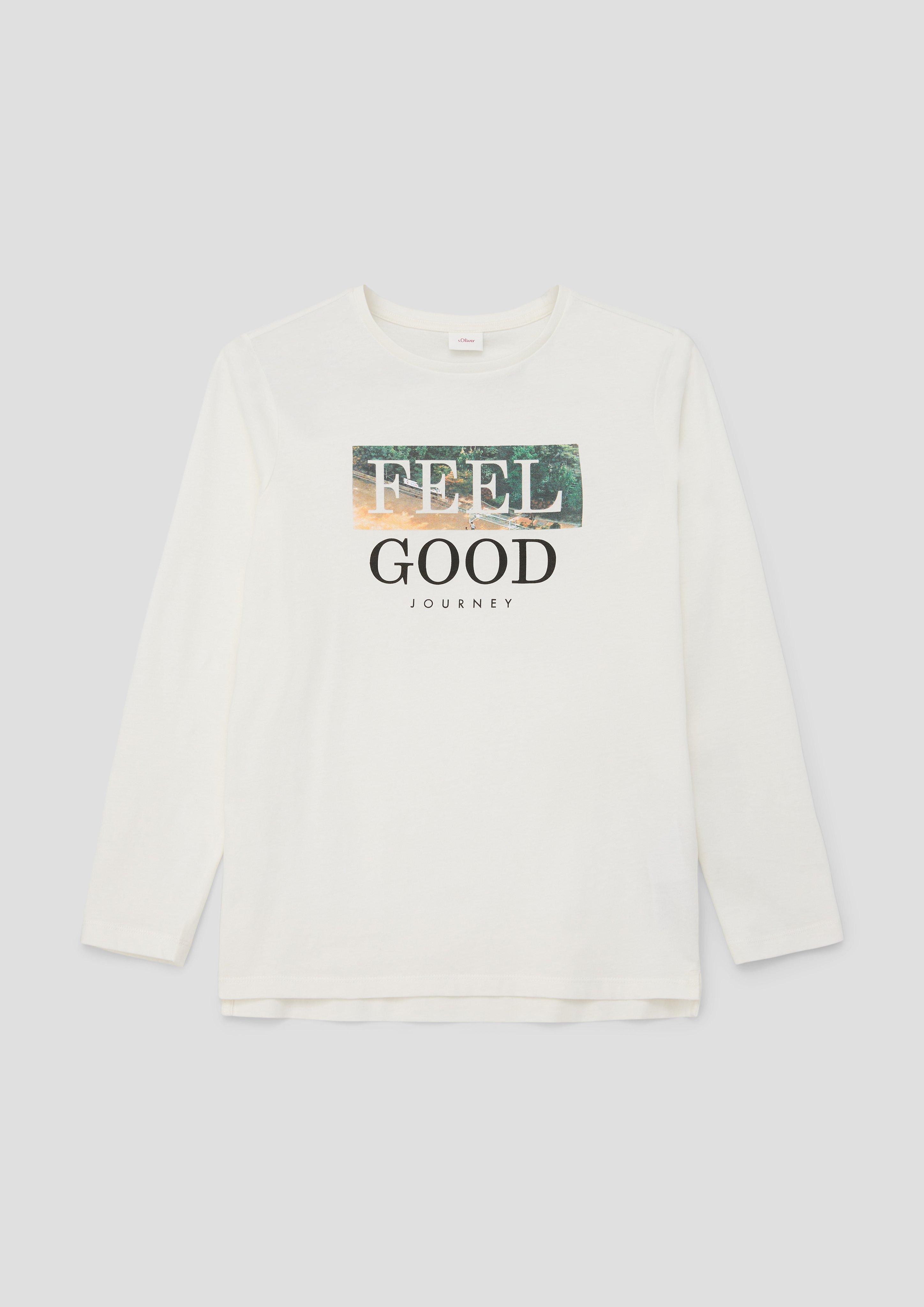 Langarmshirt mit Frontprint  2143074-0210