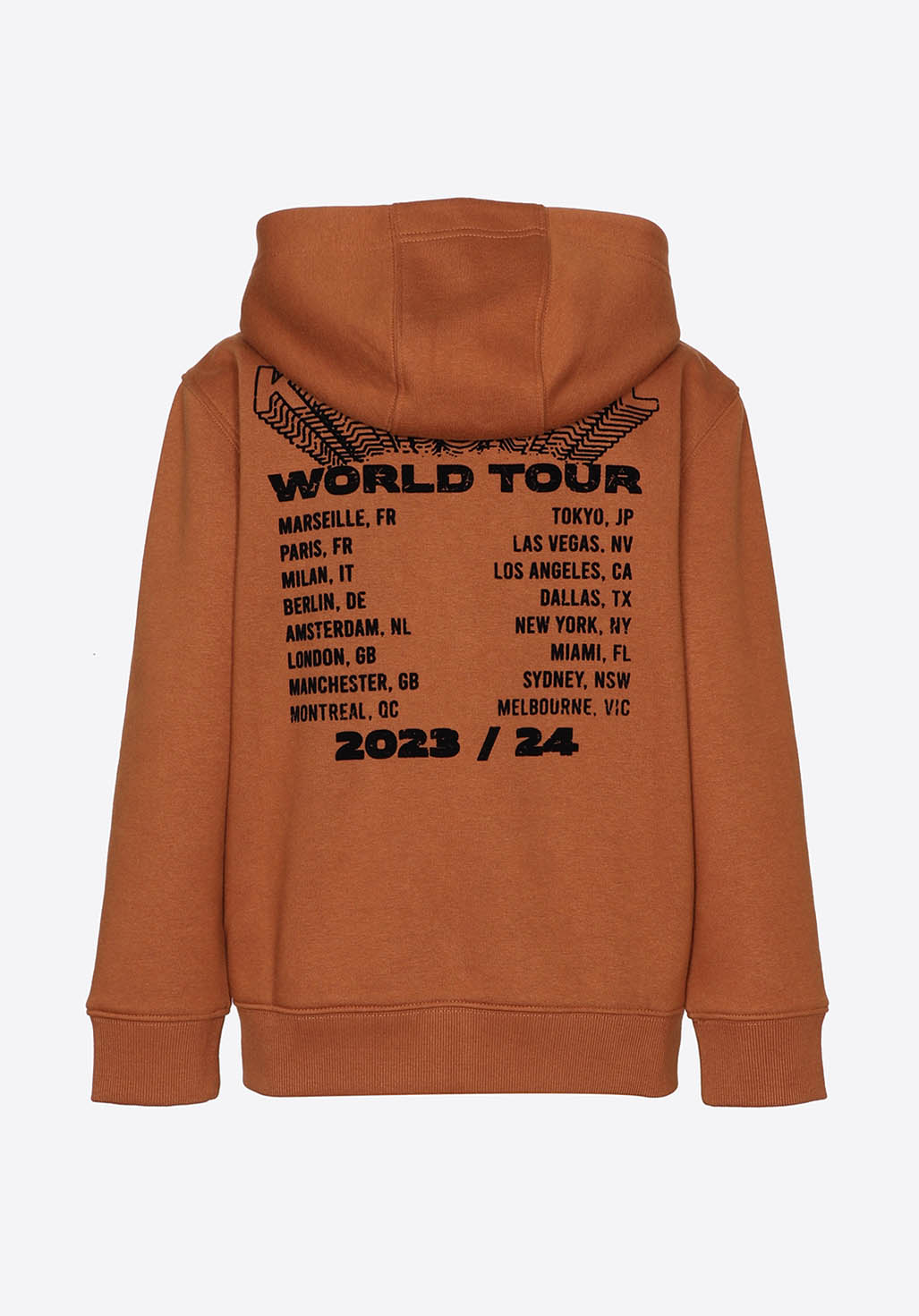 EROLE  Sweat zippé marron garçon