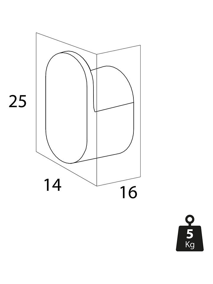 Tiger 2er-Set: Wandhaken in Silber - (B)1,4 x (H)2,5 cm günstig kaufen onesize