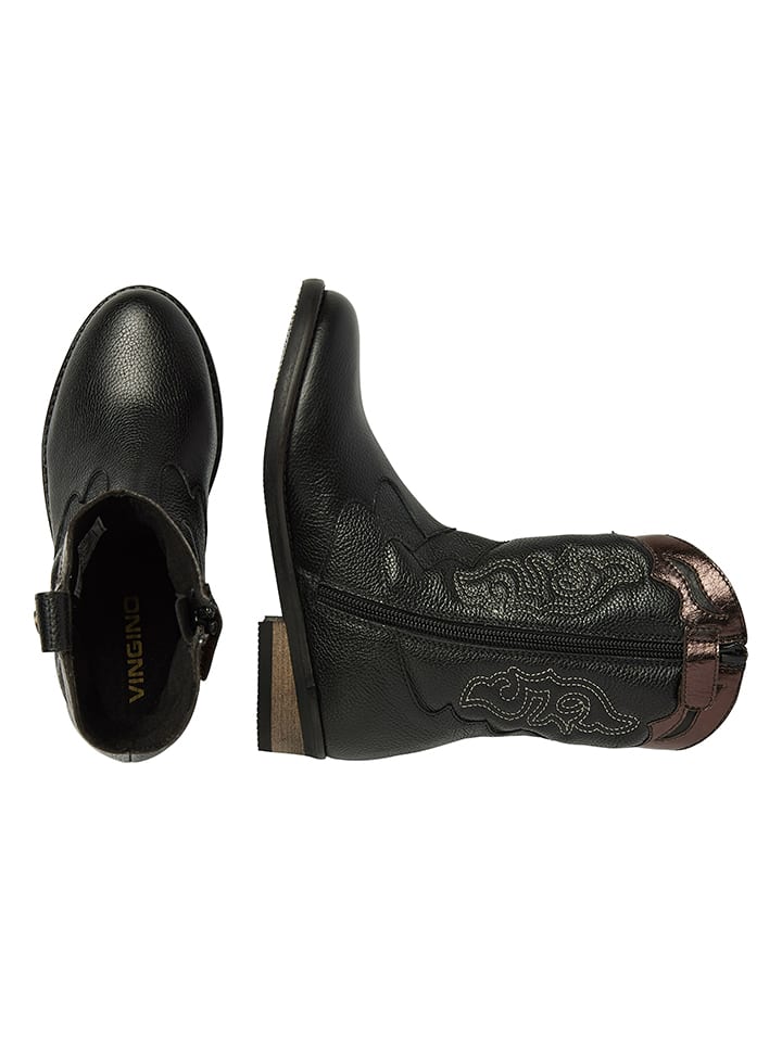 Vingino Leder-Stiefeletten 