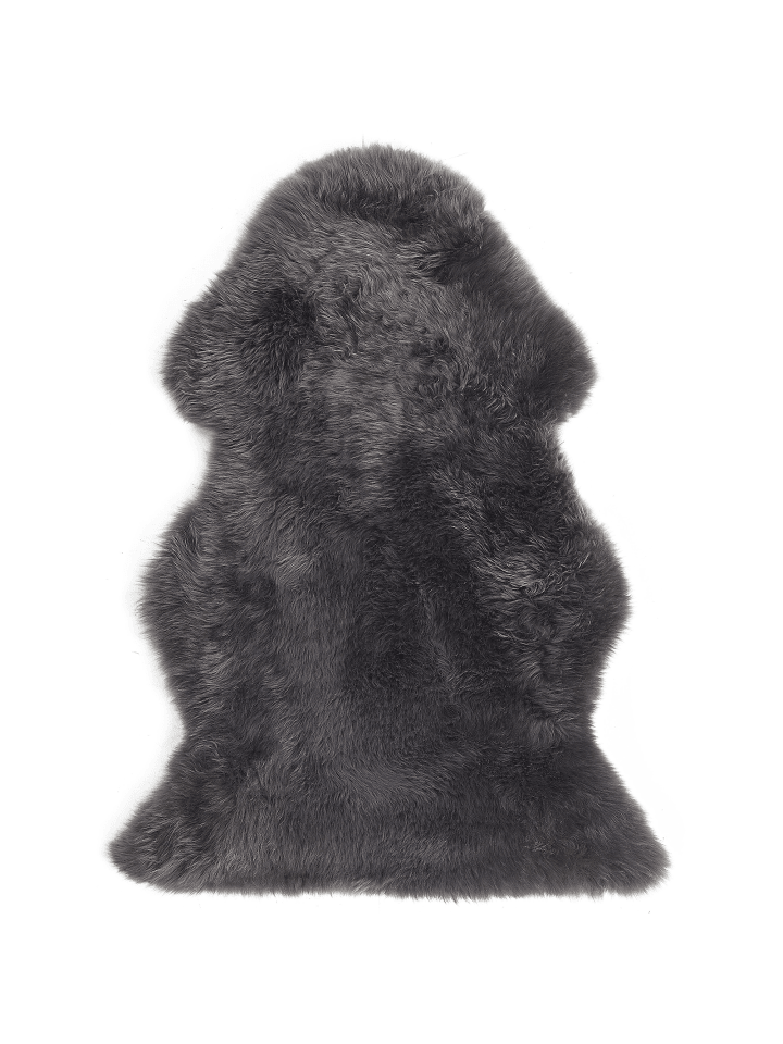 Beliani Schaffell ULURU in Grau - (W) 65 x (H) 8 x (L) 100 cm günstig kaufen onesize