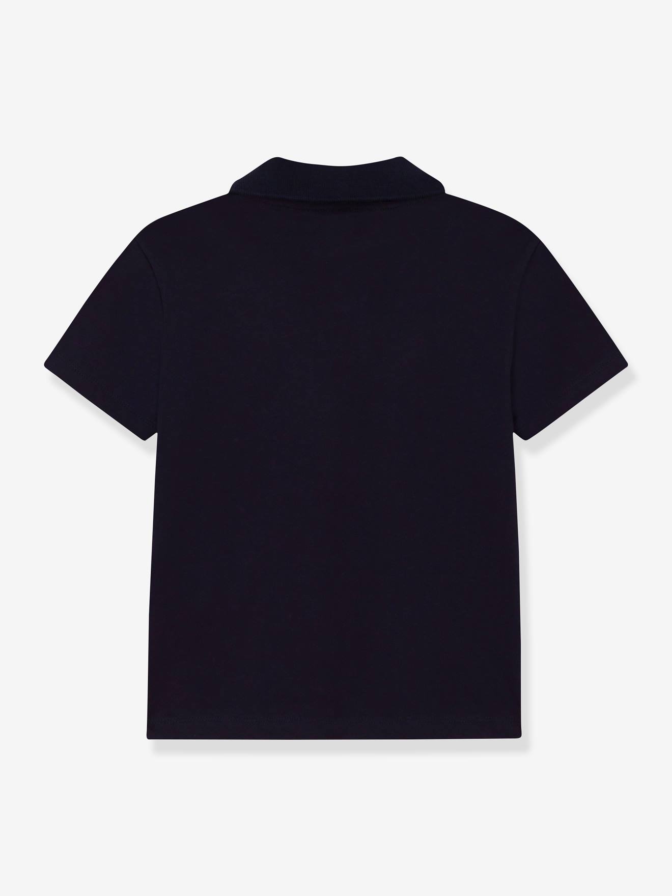 Polo manches courtes en coton bio PETIT BATEAU bleu