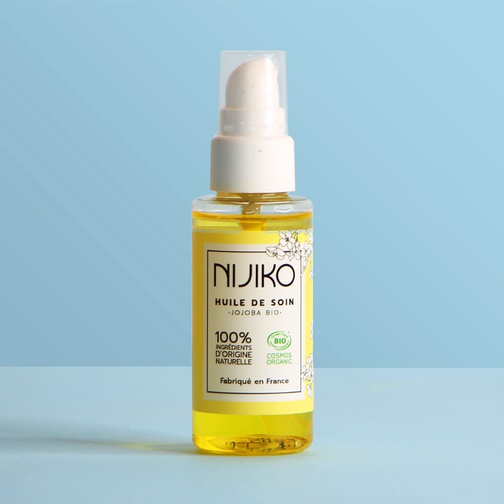 nijiko Huile de Soin Bio Multi-usages au Jojoba Huile nourrissante