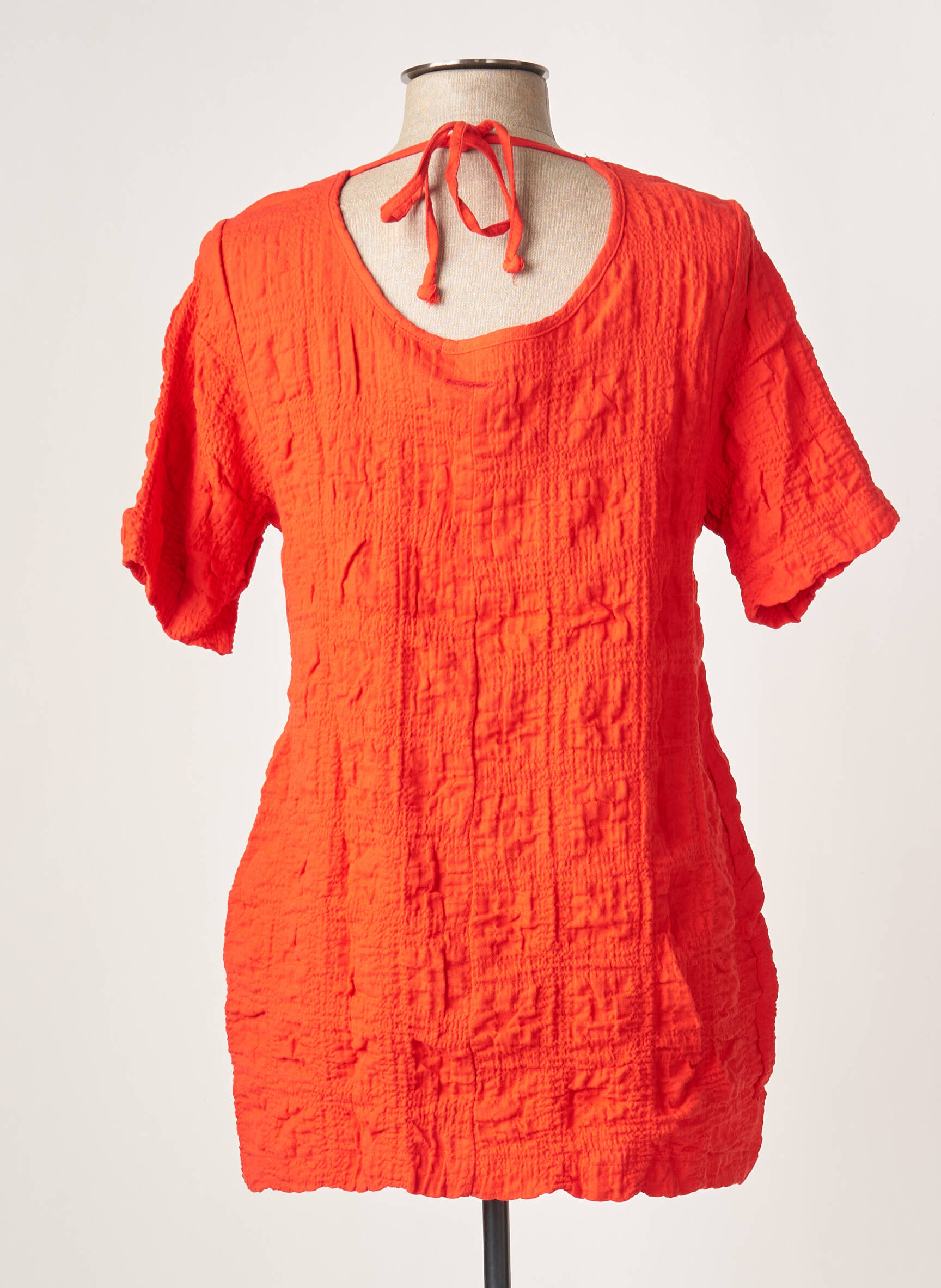 G Oze Tuniquemanchecourte Femme couleur orange