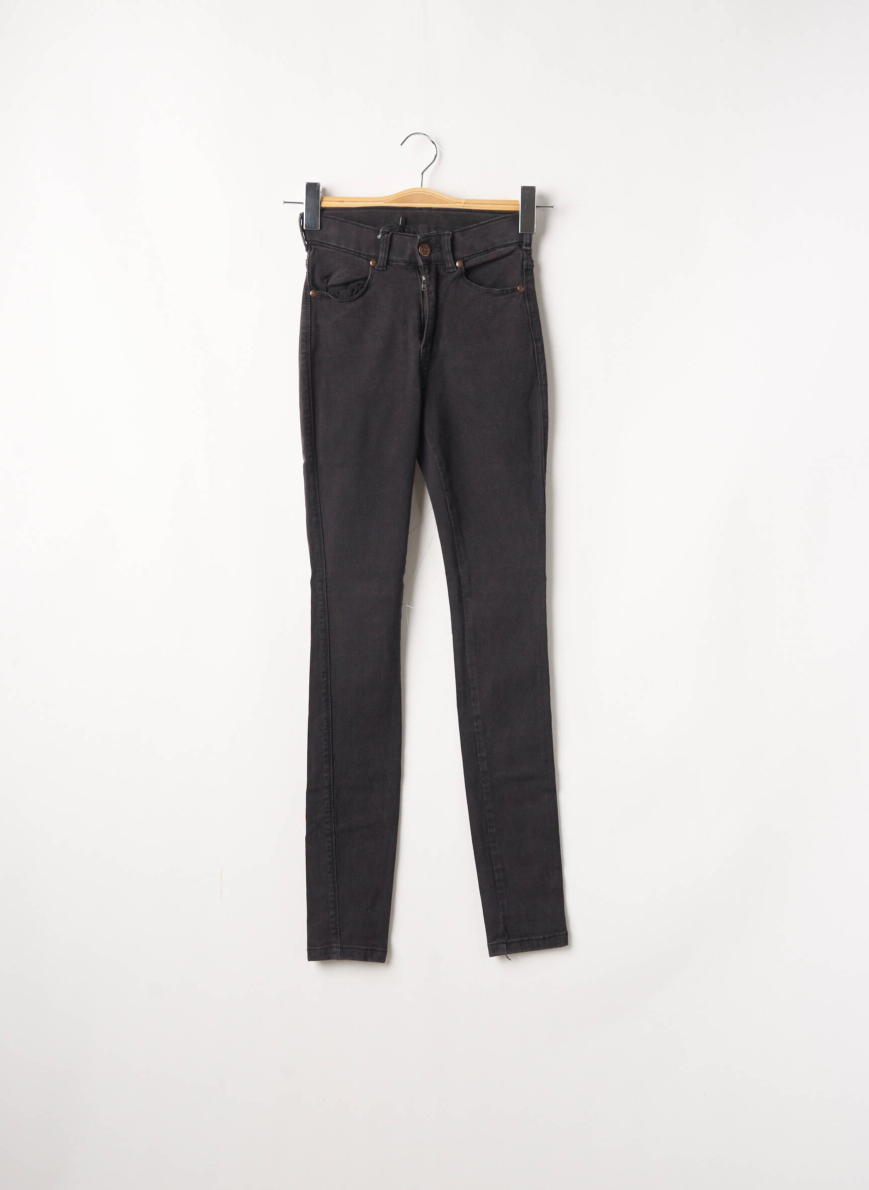 Dr Denim Jeans Coupe Slim Femme couleur noir