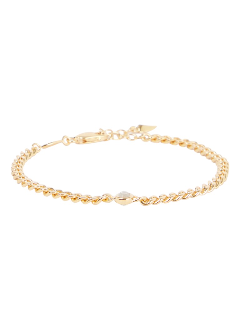 Missoma Birthstone bracelet April gold-plated
