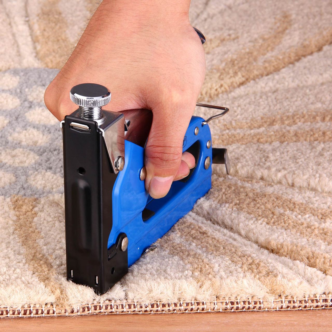Casaria monzana® 2in1 Handtacker inkl. 1000 Klammern   500 Nägel