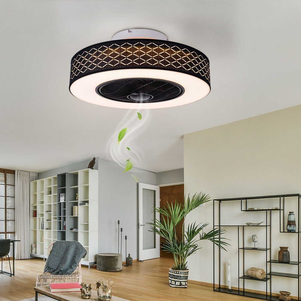 etc-shop Deckenventilator, Deckenventilator mit Beleuchtung Fernbedienung
