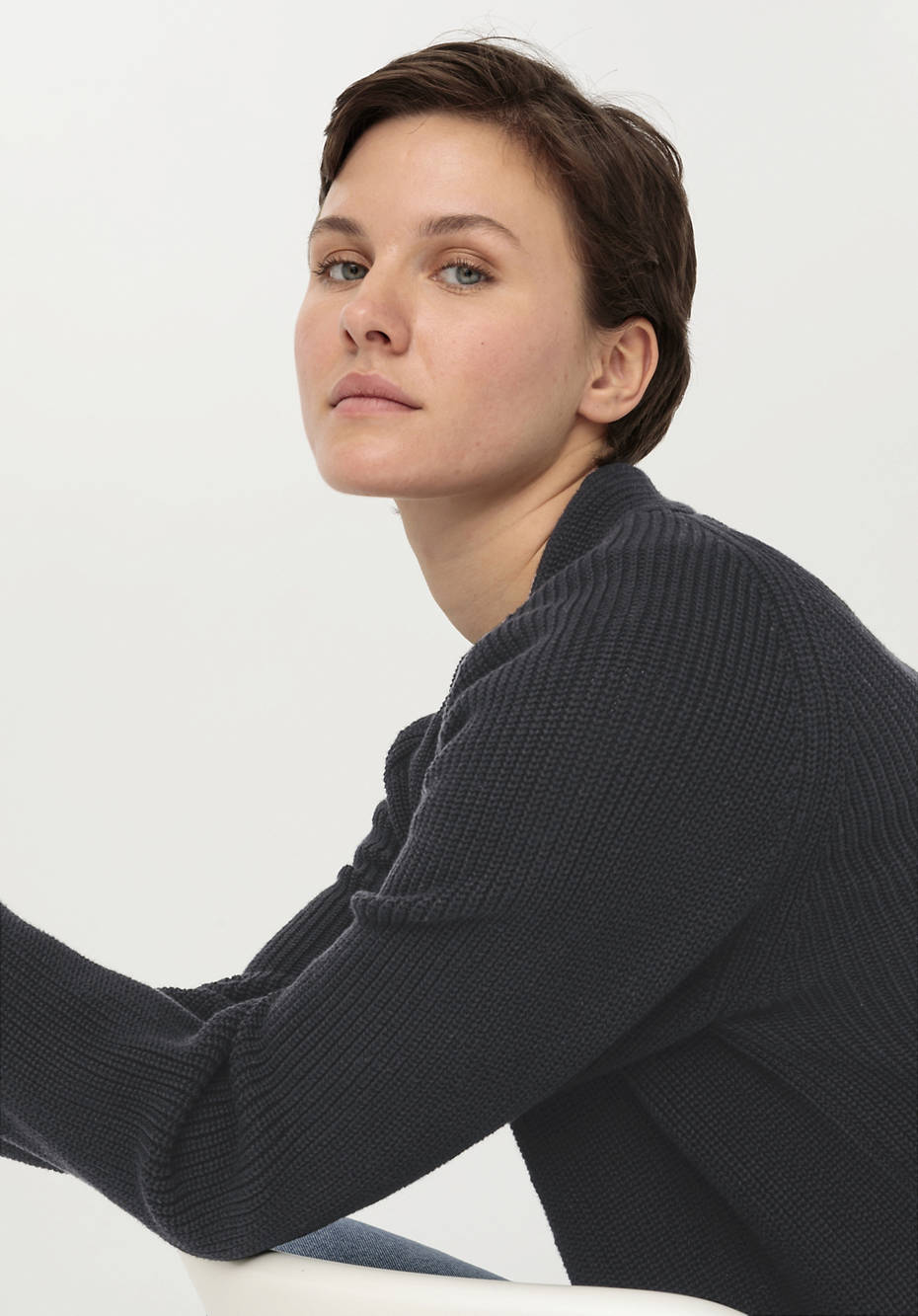 Strickjacke aus reiner Bio-Baumwolle