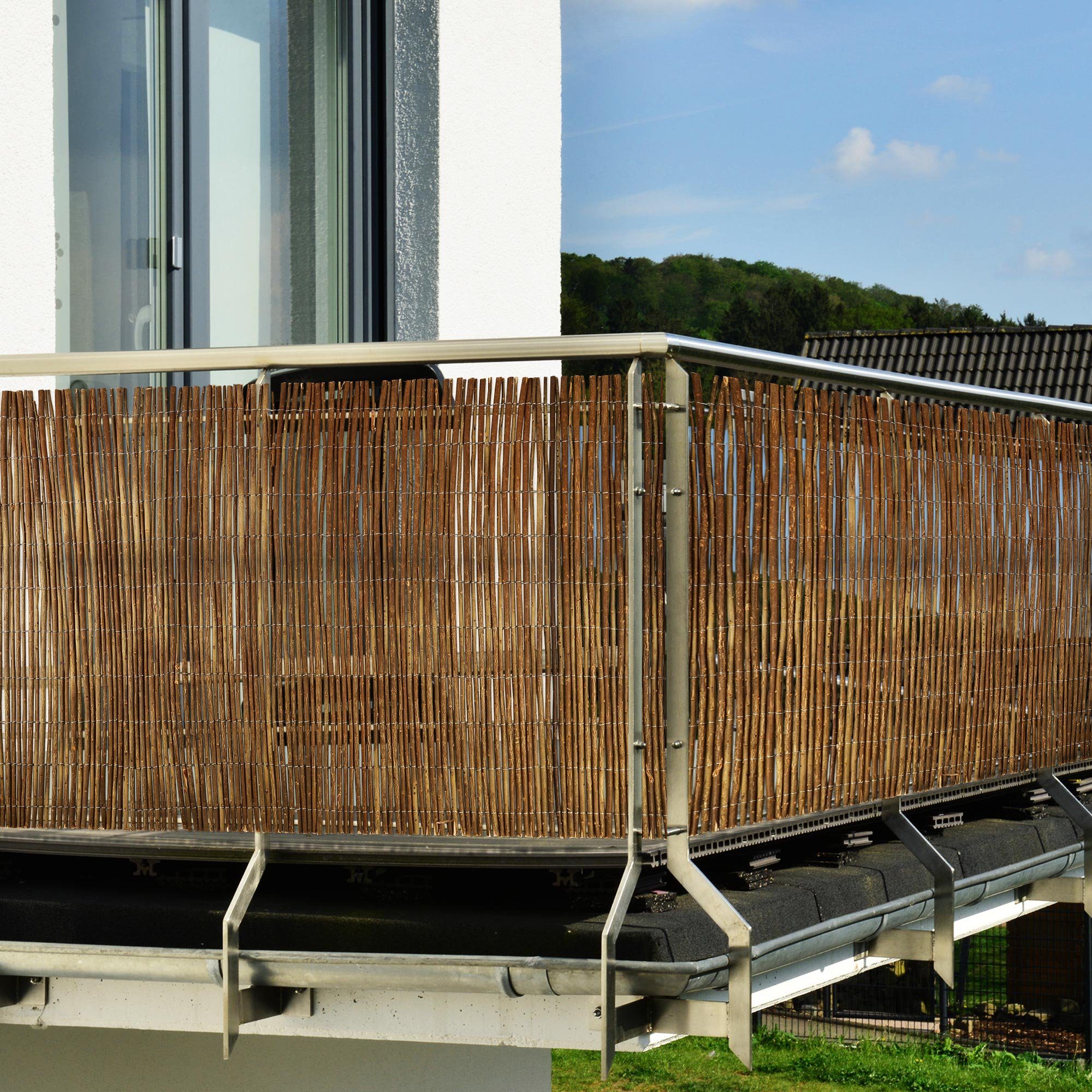 Sol Royal Balkonsichtschutz SolVision W79 Sichtschutz Balkonsichtschutz Weide 300x90cm