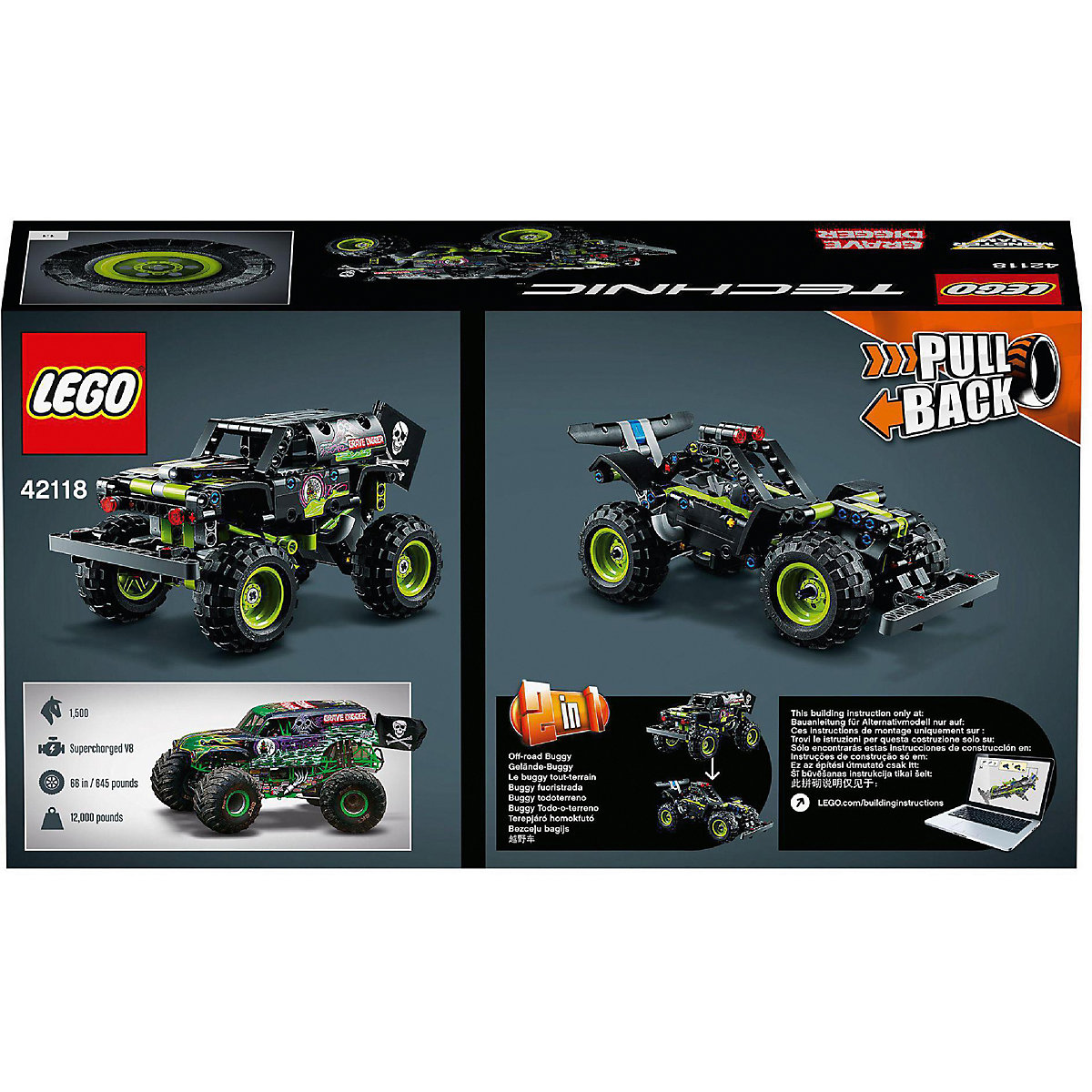 LEGO® Technic 42118 Monster Jam™  Grave Digger™